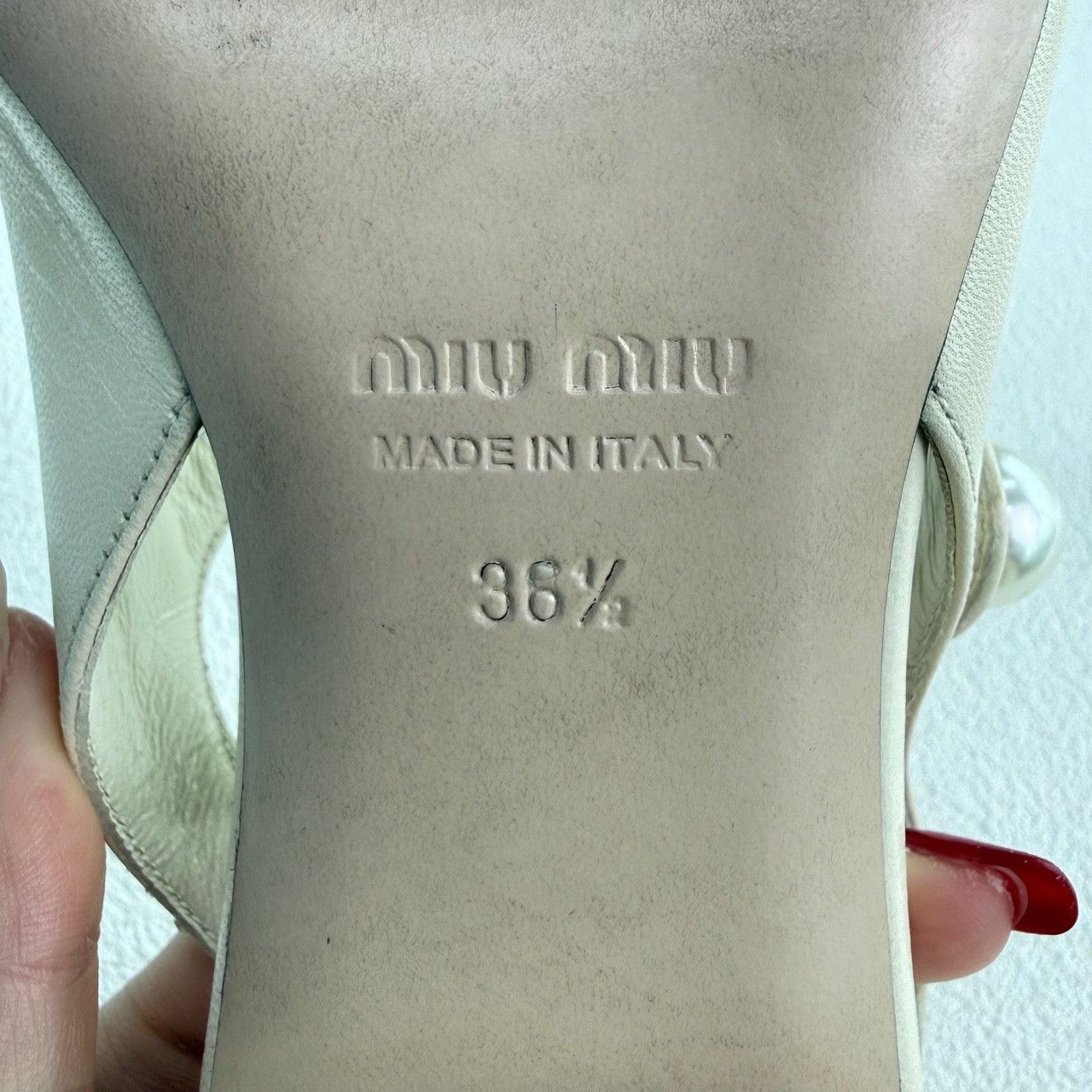 Miu Miu Miu Miu Leather Black Sandals us_6 Women Size US 6 / IT 36 - 6 Thumbnail