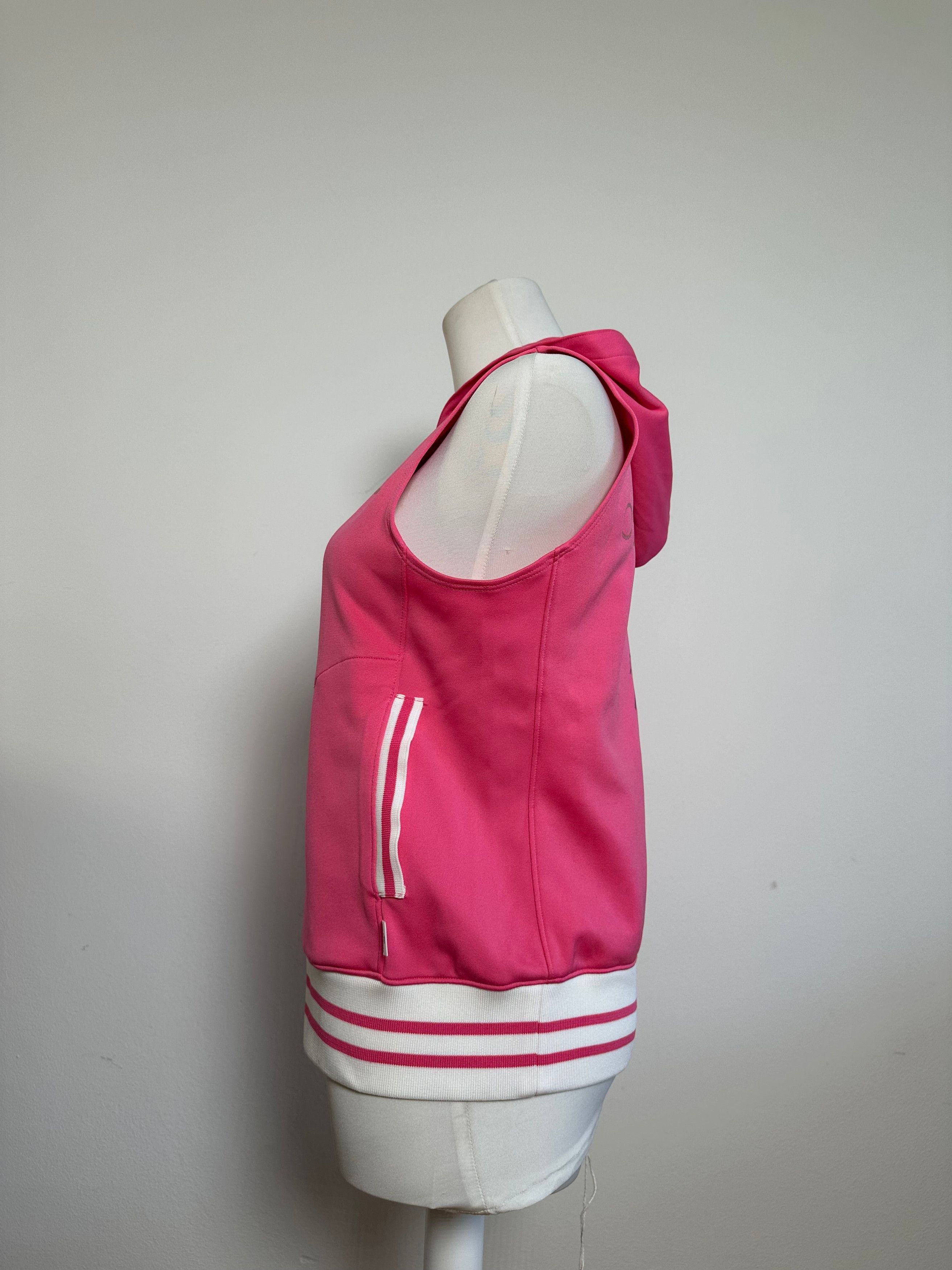 Courreges Vintage Sleeveless Zipper Sport Jacket Pink Size M / US 6-8 / IT 42-44 - 2 Thumbnail