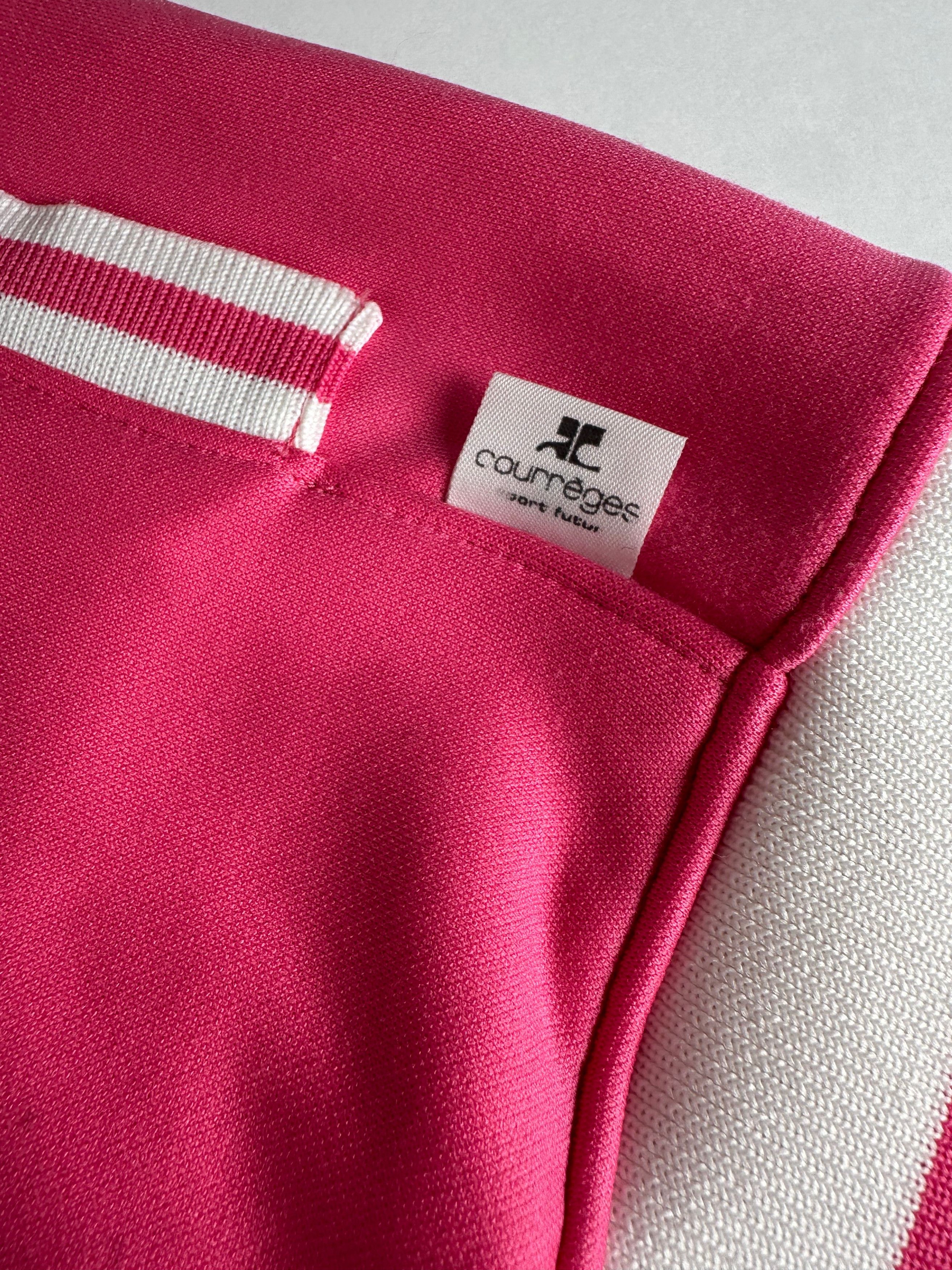 Courreges Vintage Sleeveless Zipper Sport Jacket Pink Size M / US 6-8 / IT 42-44 - 11 Thumbnail