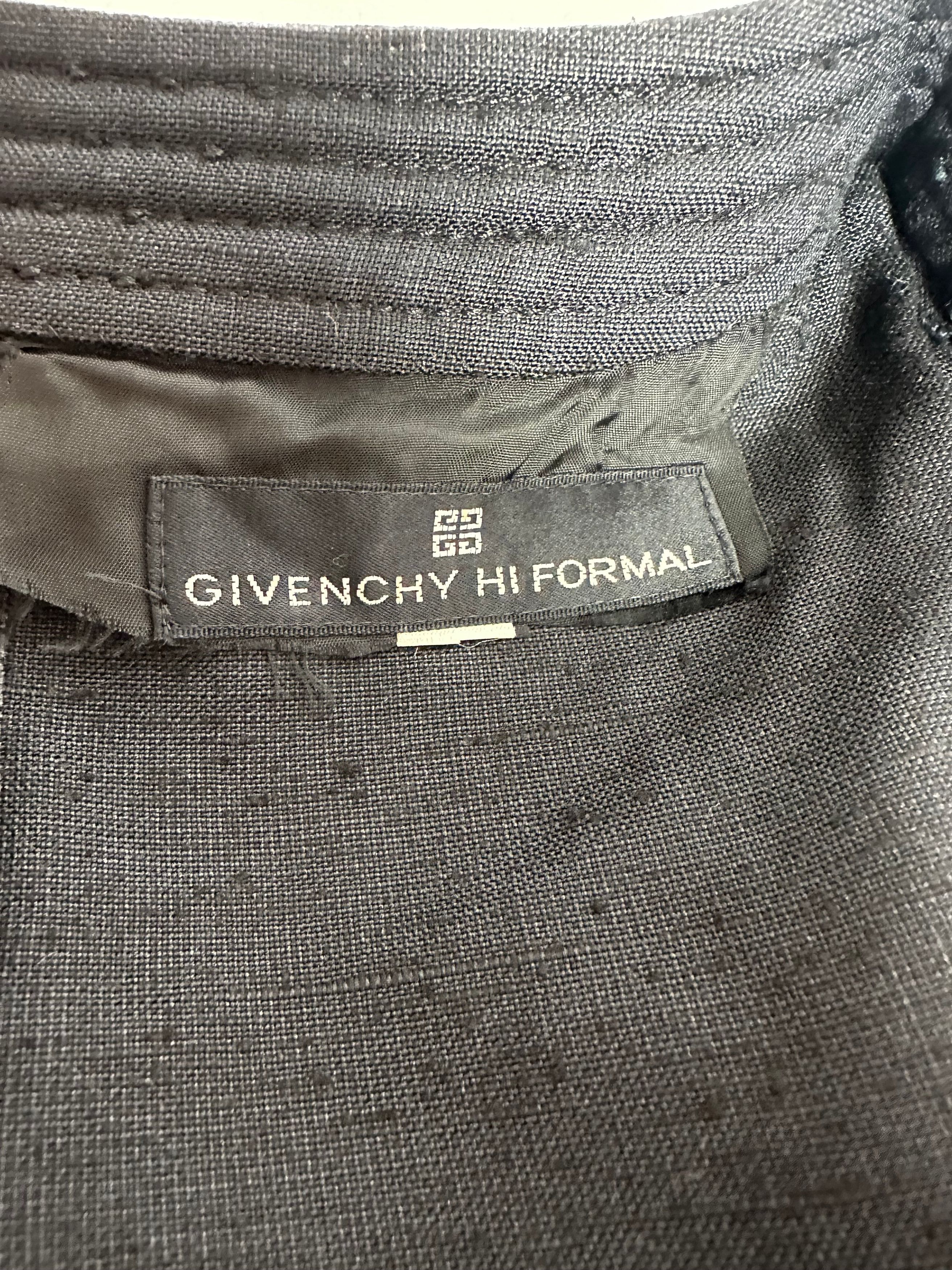 Givenchy Vintage Linen Dress Black M Size S / US 4 / IT 40 - 10 Thumbnail