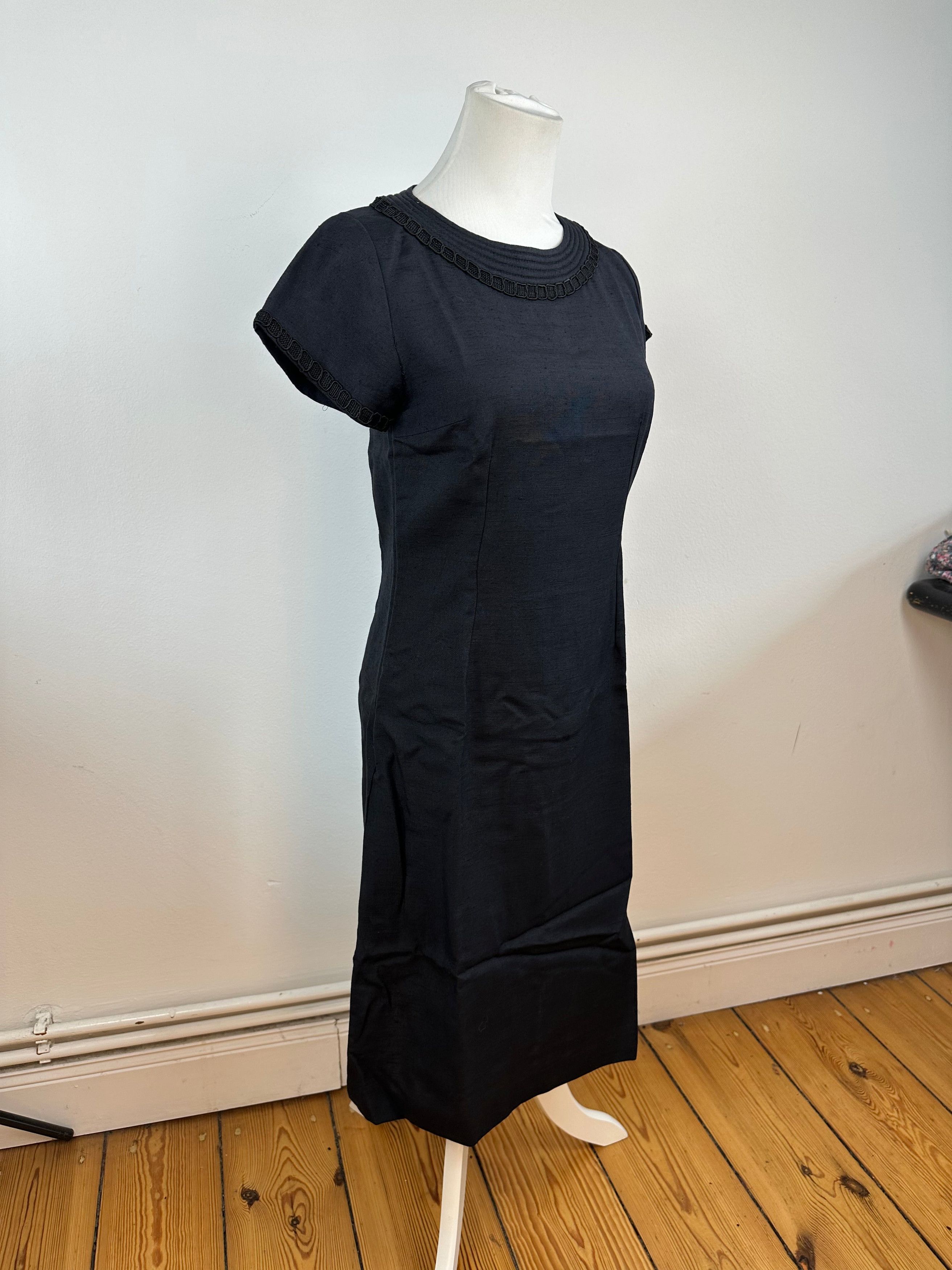 Givenchy Vintage Linen Dress Black M Size S / US 4 / IT 40 - 5 Thumbnail
