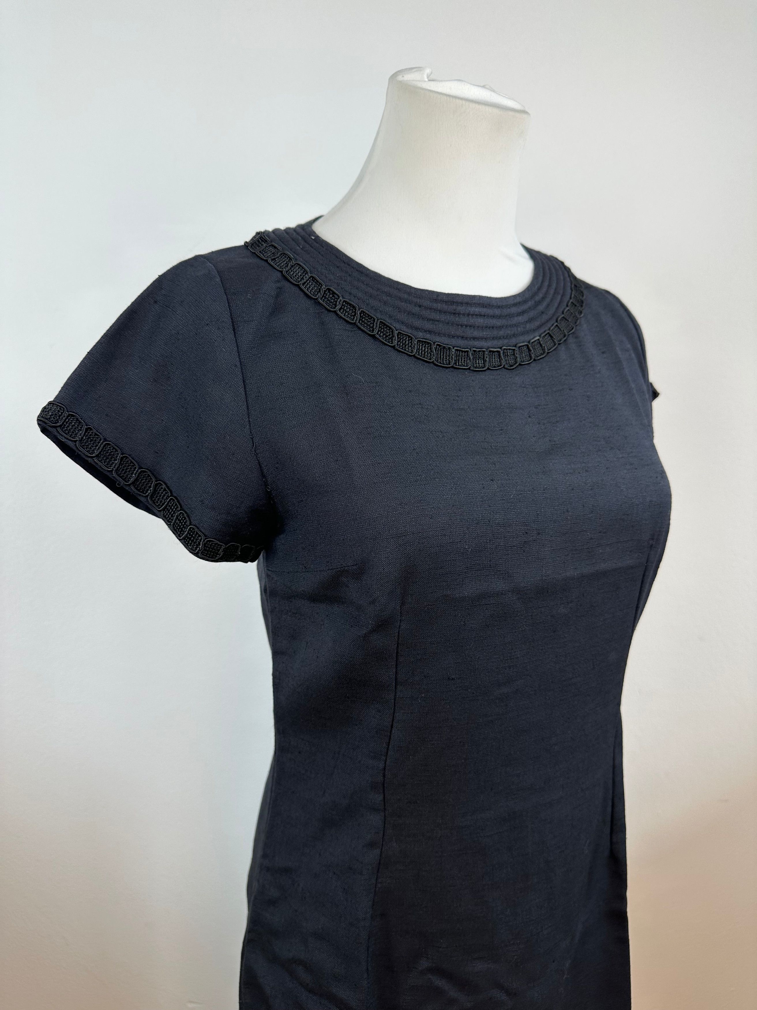 Givenchy Vintage Linen Dress Black M Size S / US 4 / IT 40 - 15 Thumbnail