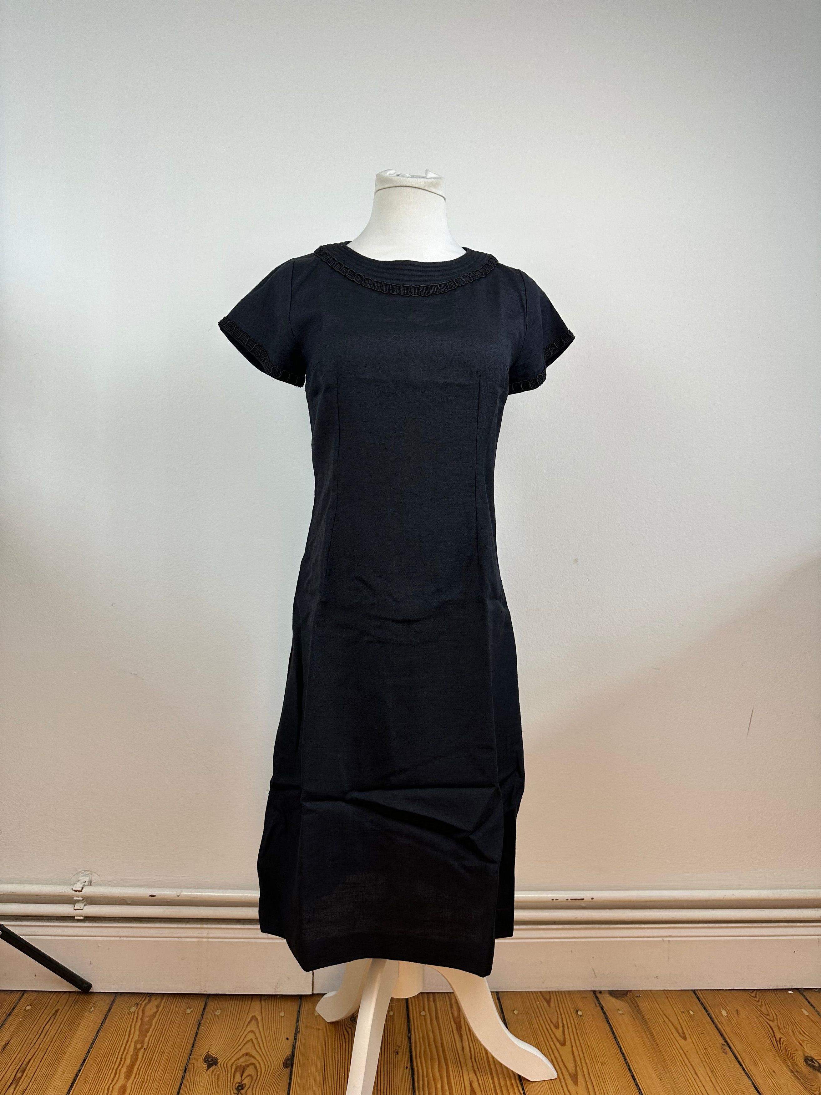 Givenchy Vintage Linen Dress Black M Size S / US 4 / IT 40 - 8 Thumbnail