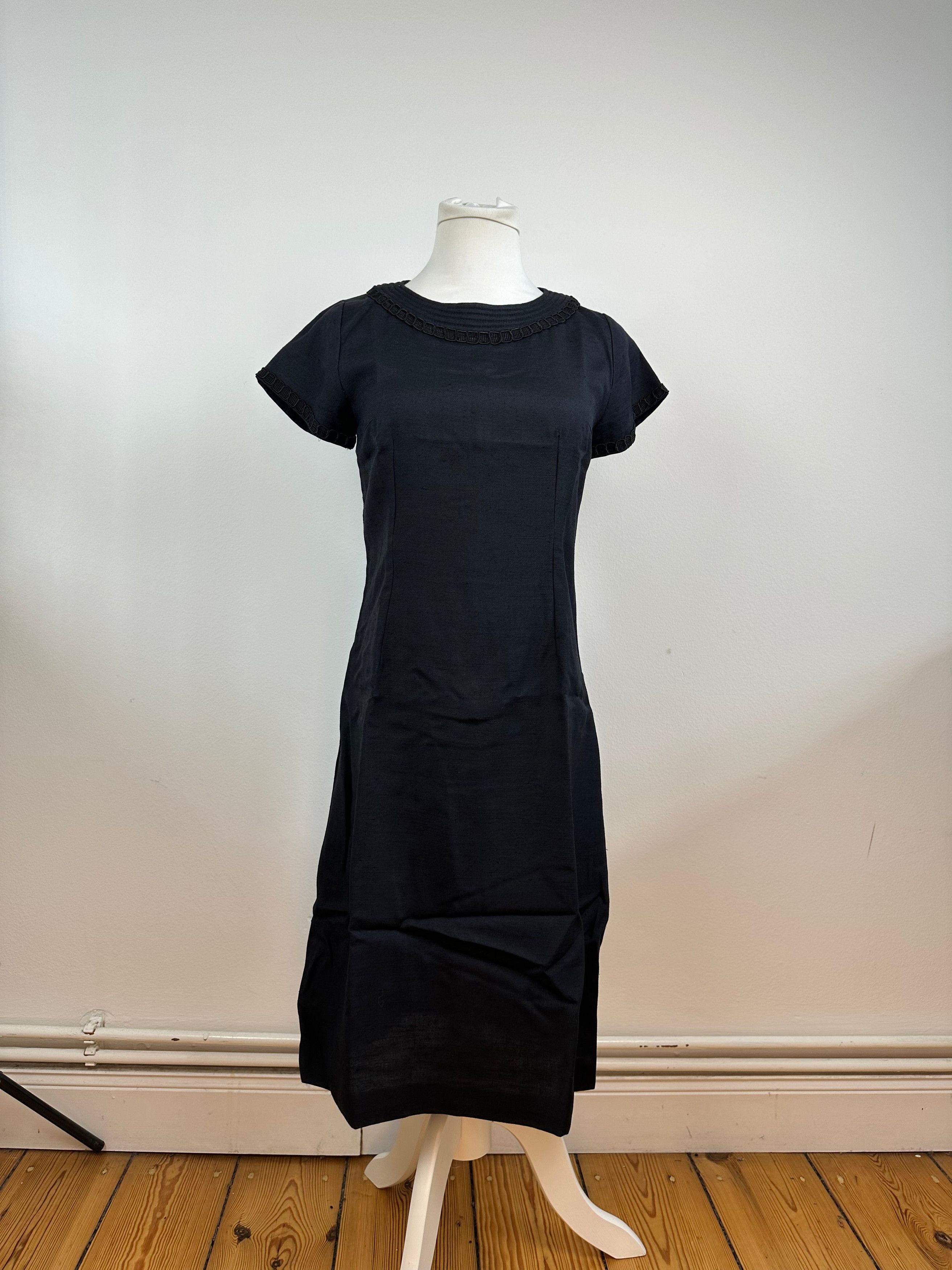 Givenchy Vintage Linen Dress Black M Size S / US 4 / IT 40 - 12 Thumbnail