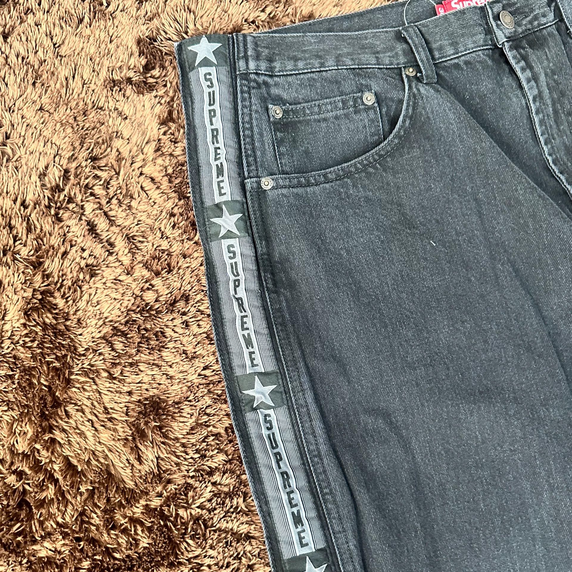 Supreme Supreme Black Denim Jeans 32 Men Size US 32 / EU 48 - 2 Thumbnail