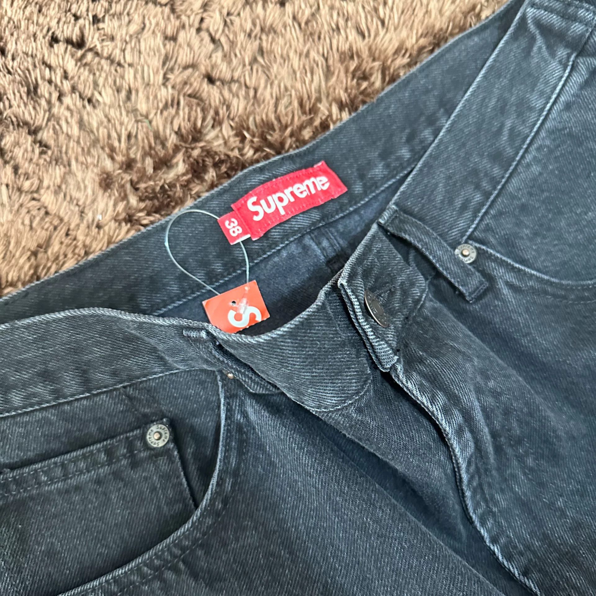 Supreme Supreme Black Denim Jeans 32 Men Size US 32 / EU 48 - 3 Thumbnail