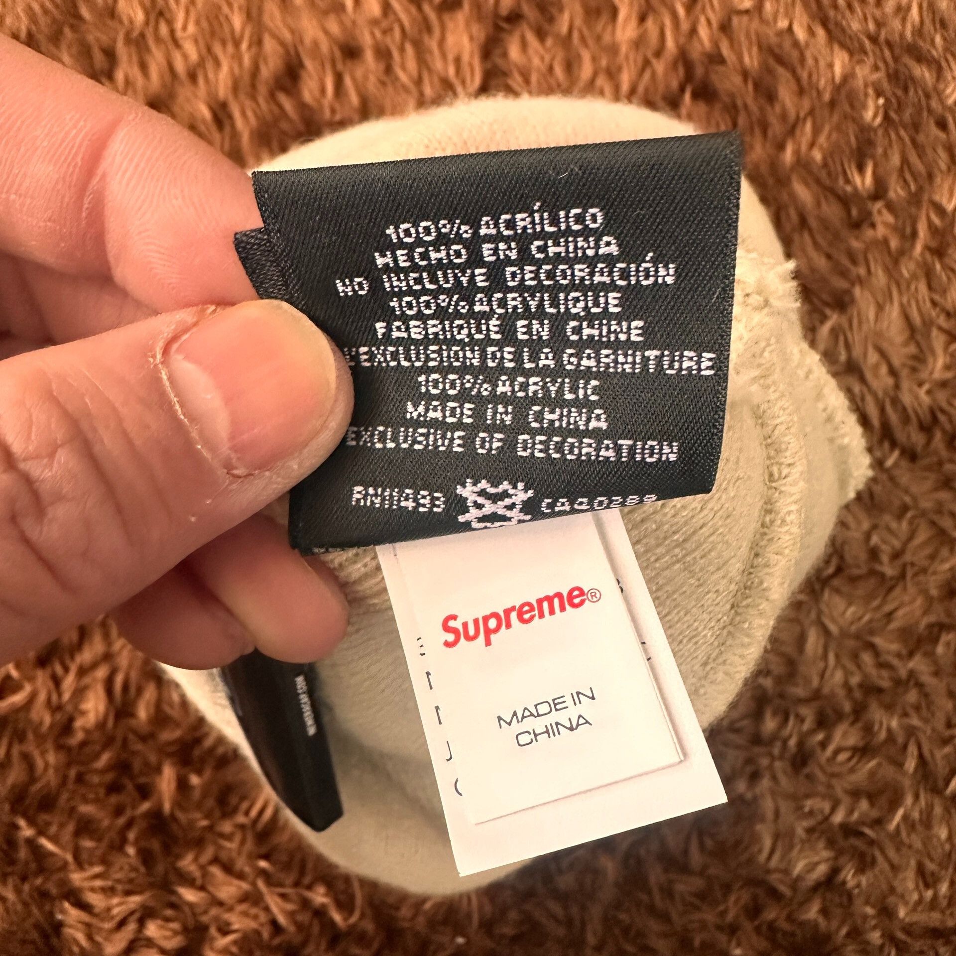 Supreme Supreme Retro White Hat one size Men Size ONE SIZE - 6 Thumbnail