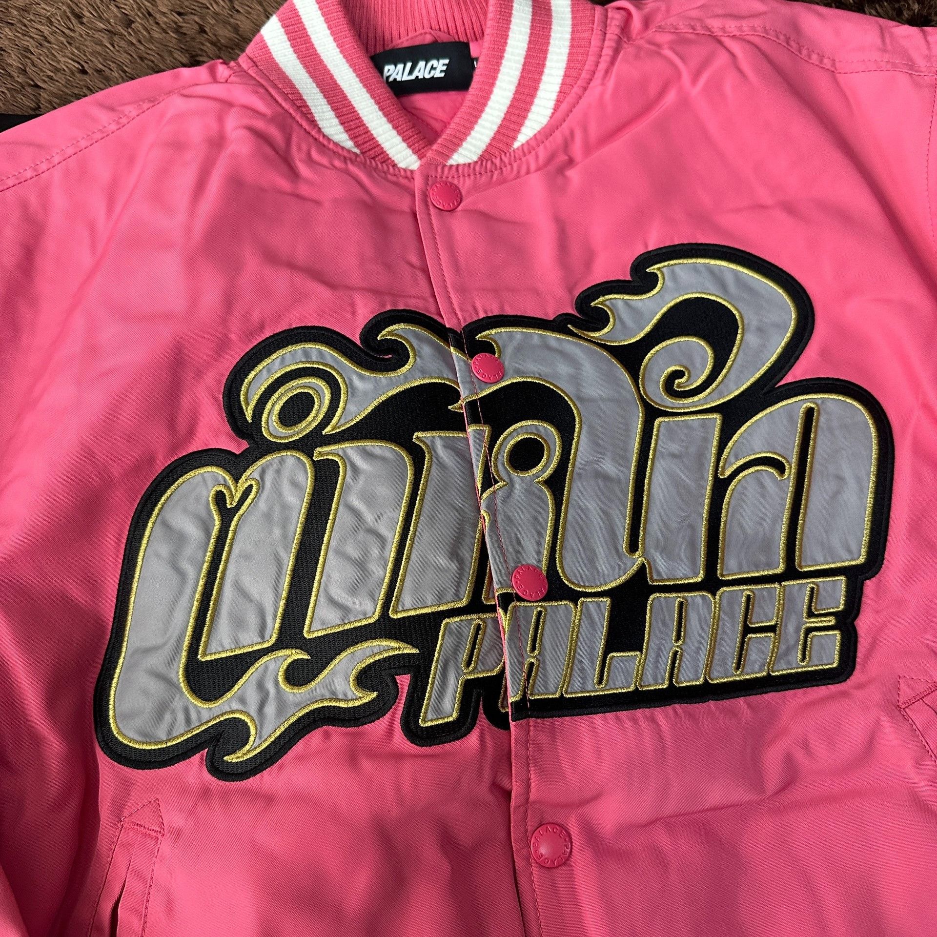 Palace Palace Nylon Pink Light Jacket l Men Size US L / EU 52-54 / 3 - 3 Thumbnail