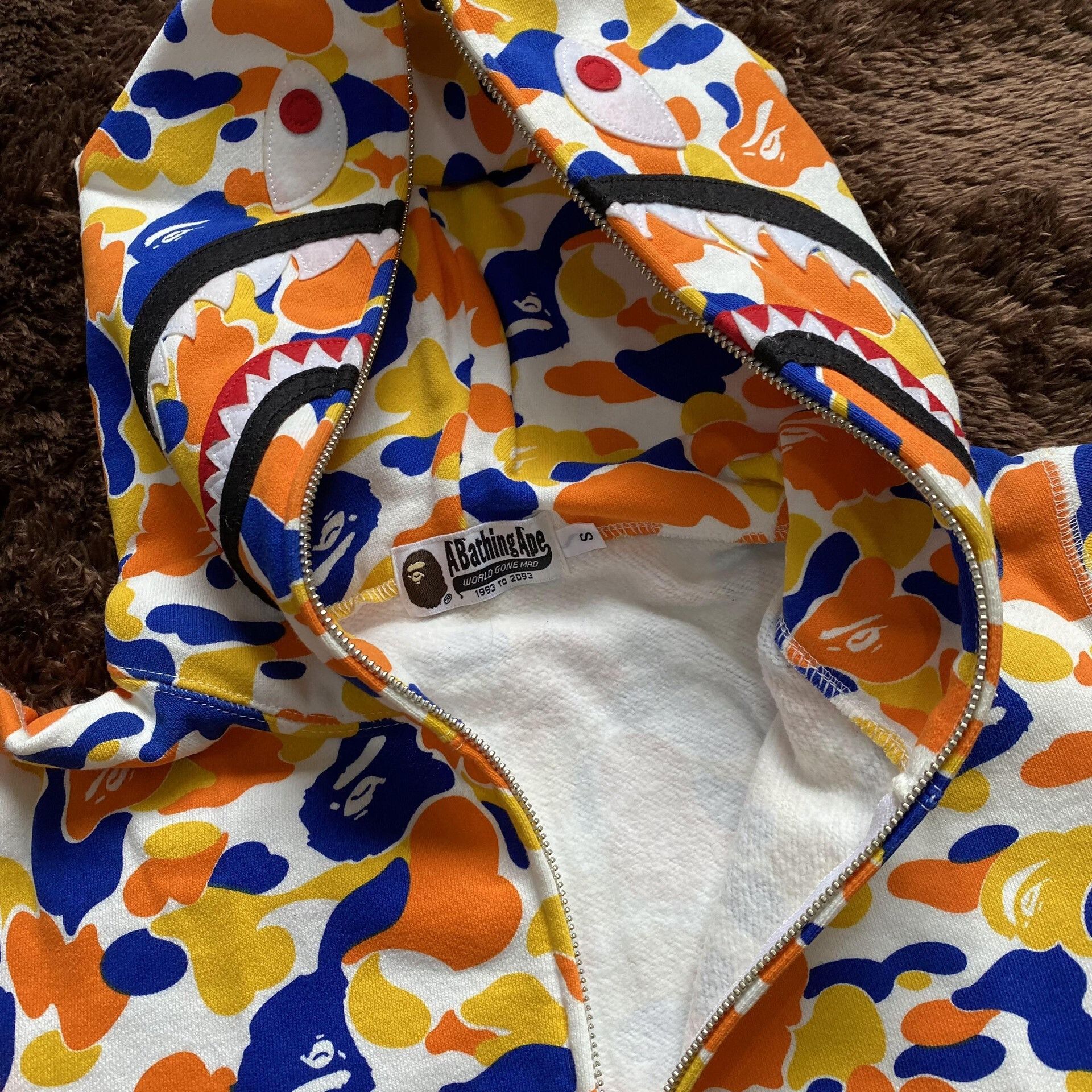 Bape Bape Shark Hoodie s Men Size US S / EU 44-46 / 1 - 5 Thumbnail