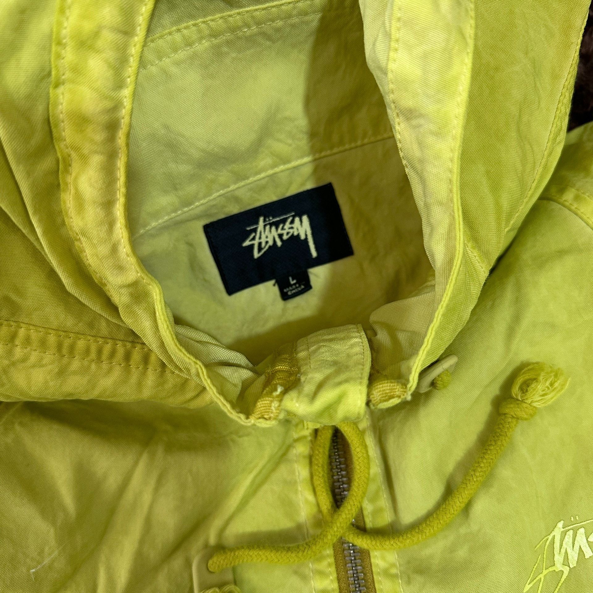 Stussy Stussy Yellow Light Jacket l Men Size US L / EU 52-54 / 3 - 4 Thumbnail
