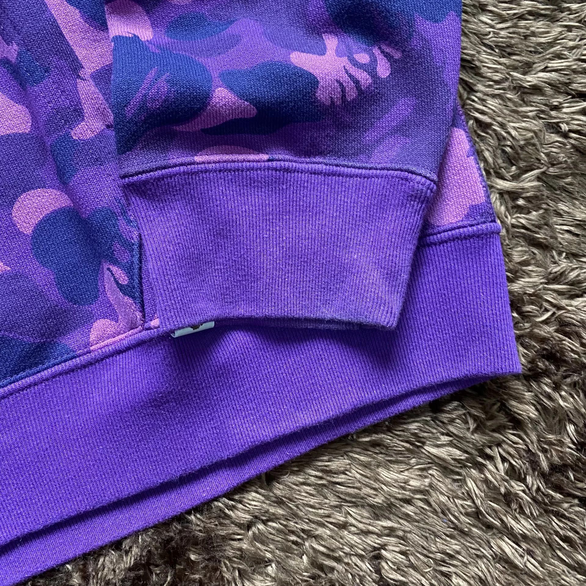 Bape Bape Shark Purple Hoodie m Men Size US M / EU 48-50 / 2 - 4 Thumbnail