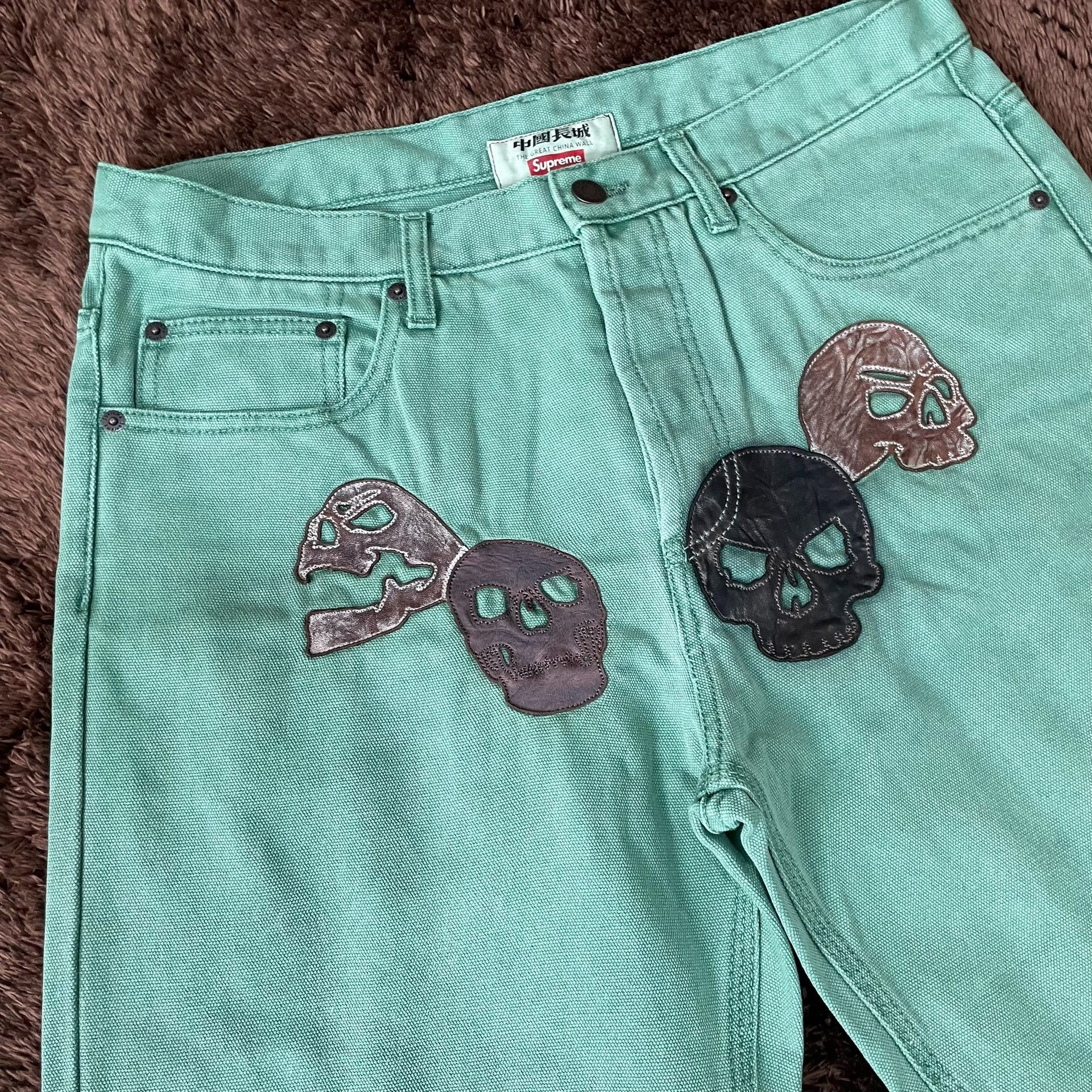 Supreme Supreme Denim Green Denim Jeans 32 Men Size US 32 / EU 48 - 3 Thumbnail