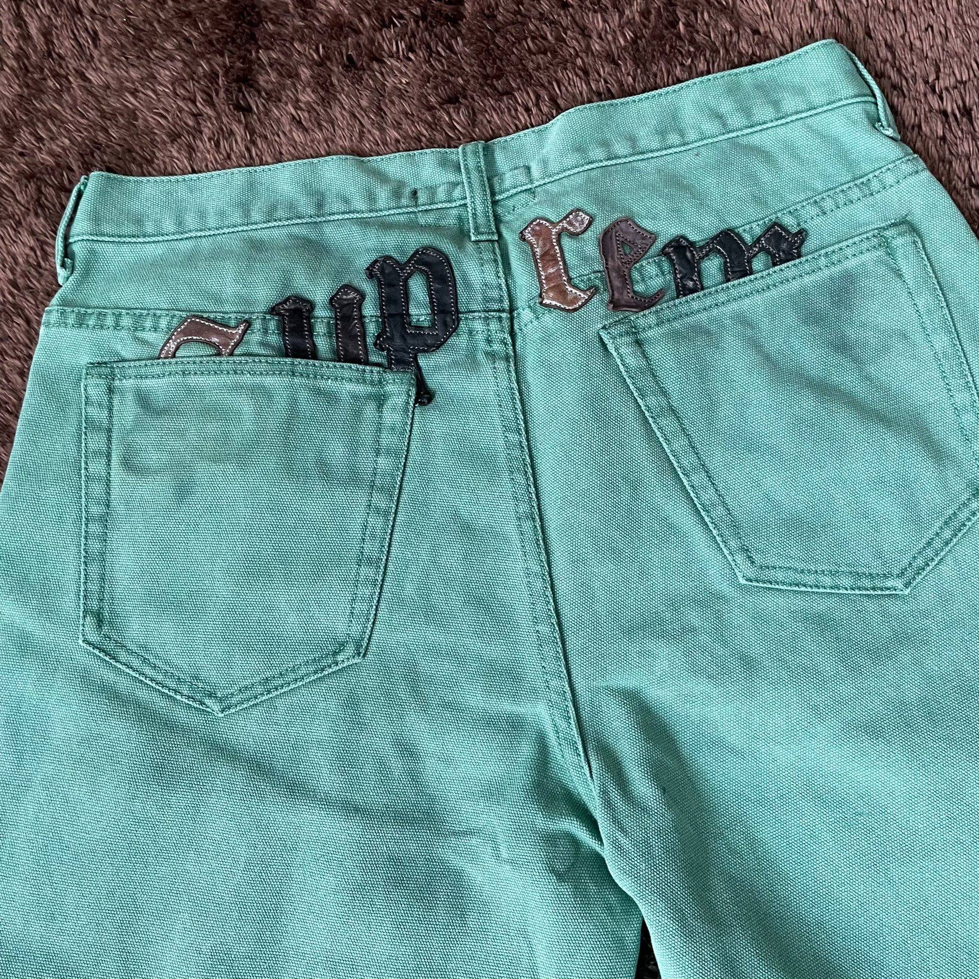 Supreme Supreme Denim Green Denim Jeans 32 Men Size US 32 / EU 48 - 5 Thumbnail