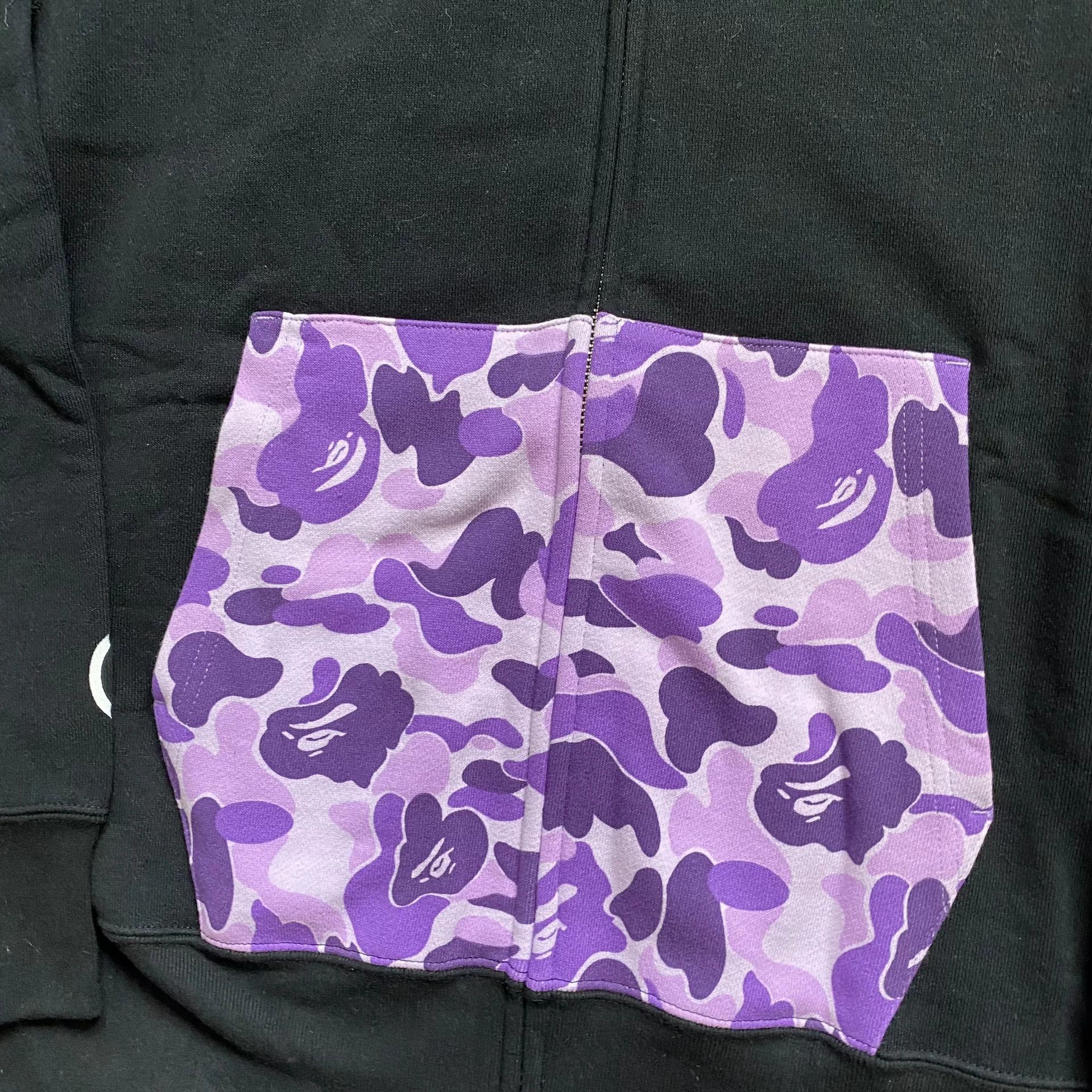 Bape Bape Shark Purple Hoodie m Men Size US M / EU 48-50 / 2 - 3 Thumbnail
