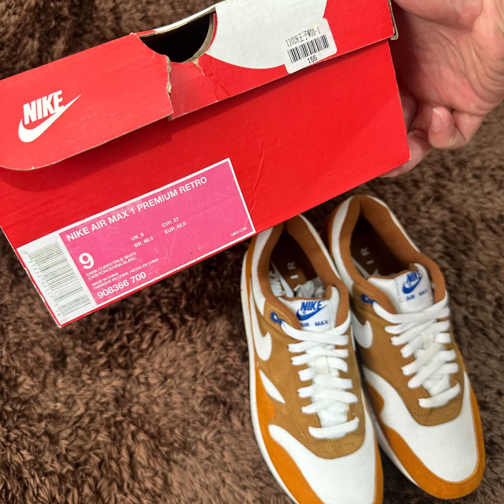 Nike Nike MAX 1 Lowtop Sneakers 9.5 Men Size US 9.5 / EU 42-43 - 6 Thumbnail