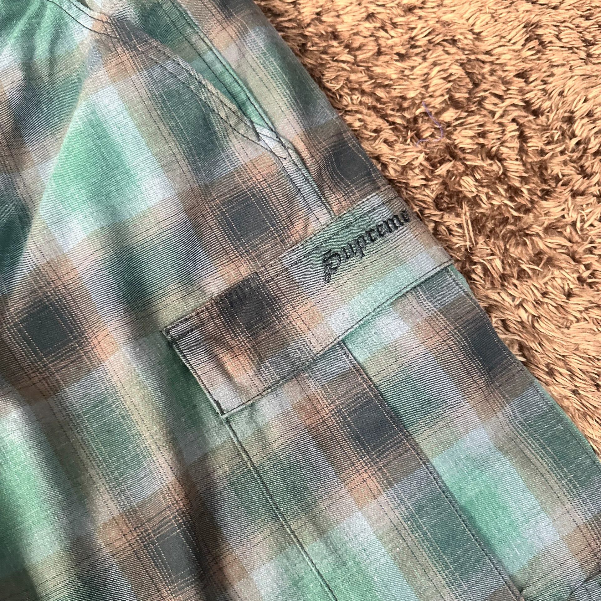Supreme Supreme Plaid Black Casual Pants 30 Men Size US 30 / EU 46 - 2 Thumbnail