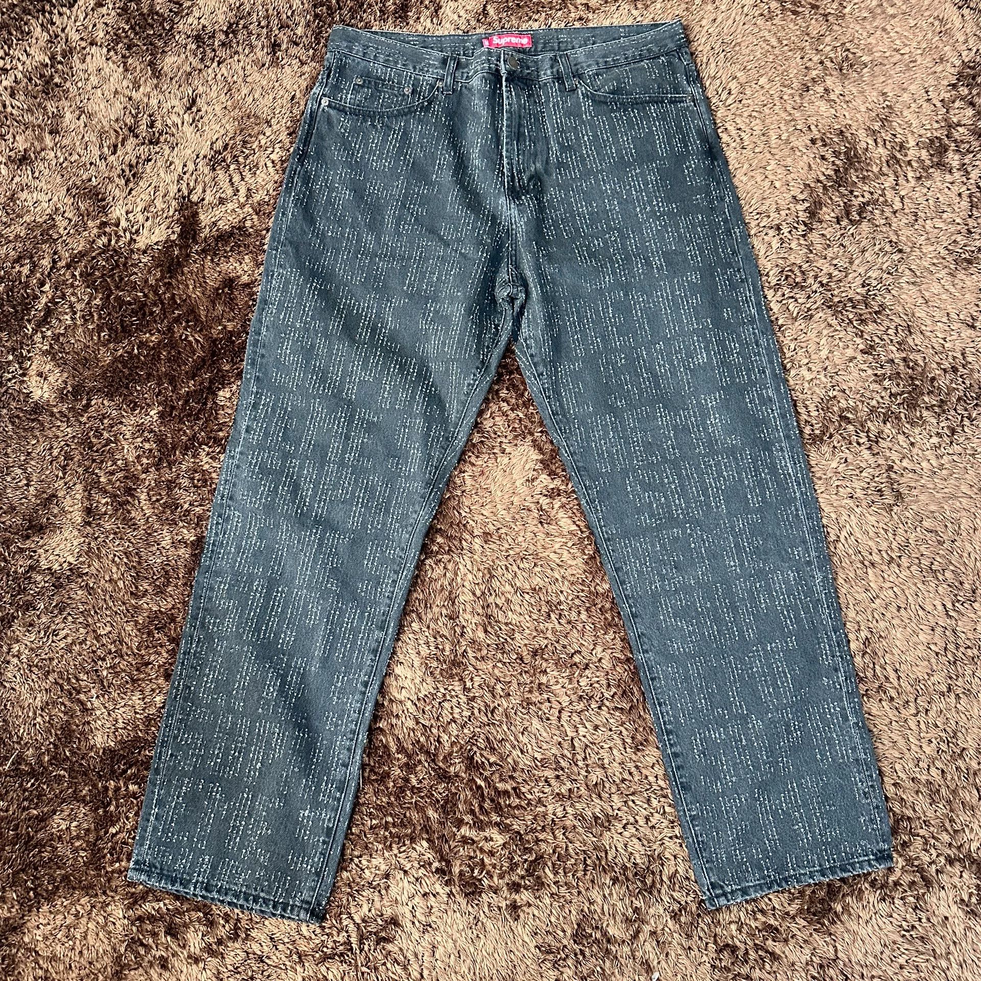 Supreme Supreme Blue Denim Jeans 32 Men Size US 32 / EU 48 - 2 Thumbnail
