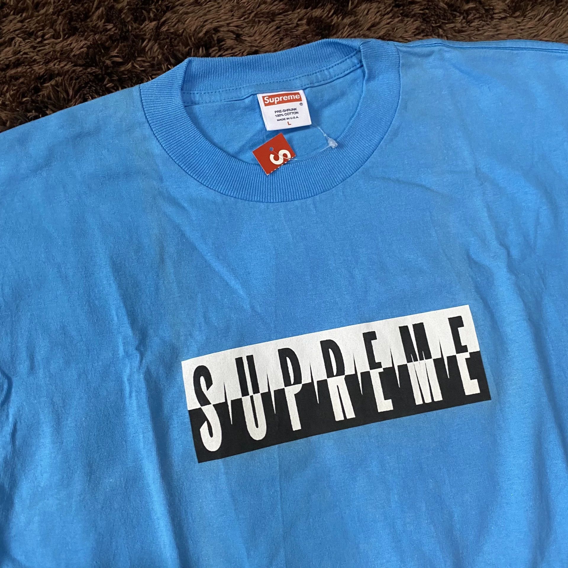 Supreme Supreme Blue T-Shirt l Men Size US L / EU 52-54 / 3 - 2 Thumbnail