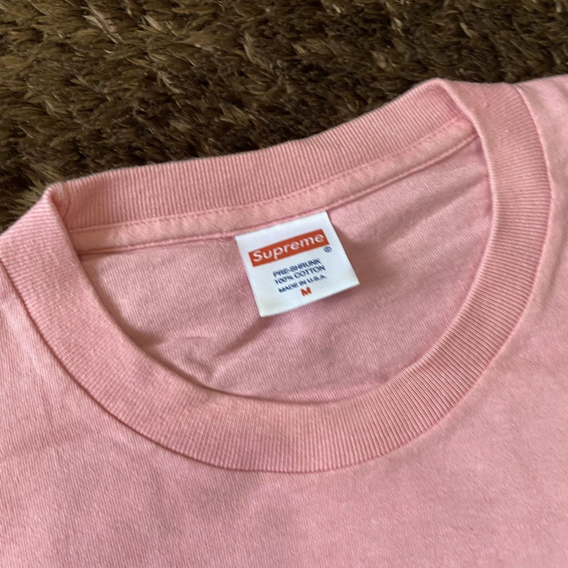 Supreme Supreme Pink T-Shirt m Men Size US M / EU 48-50 / 2 - 3 Thumbnail