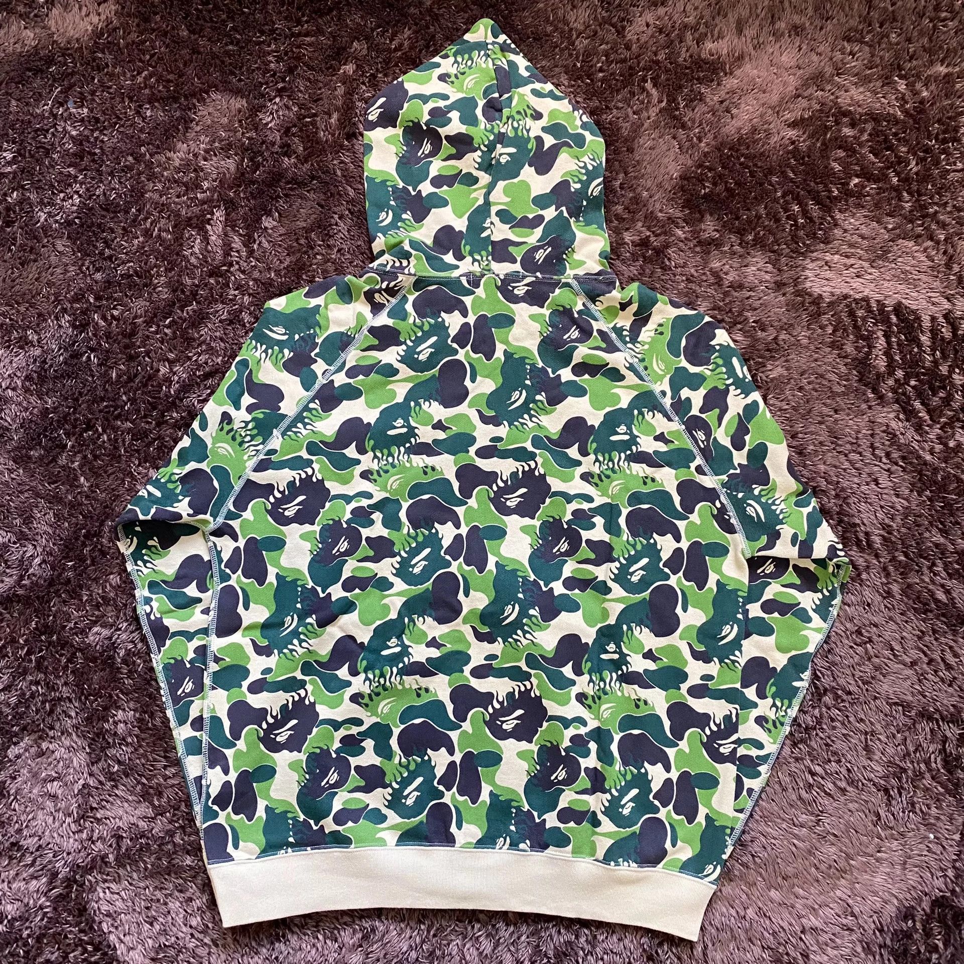 Bape Bape Camo Green Hoodie m Men Size US M / EU 48-50 / 2 - 5 Thumbnail