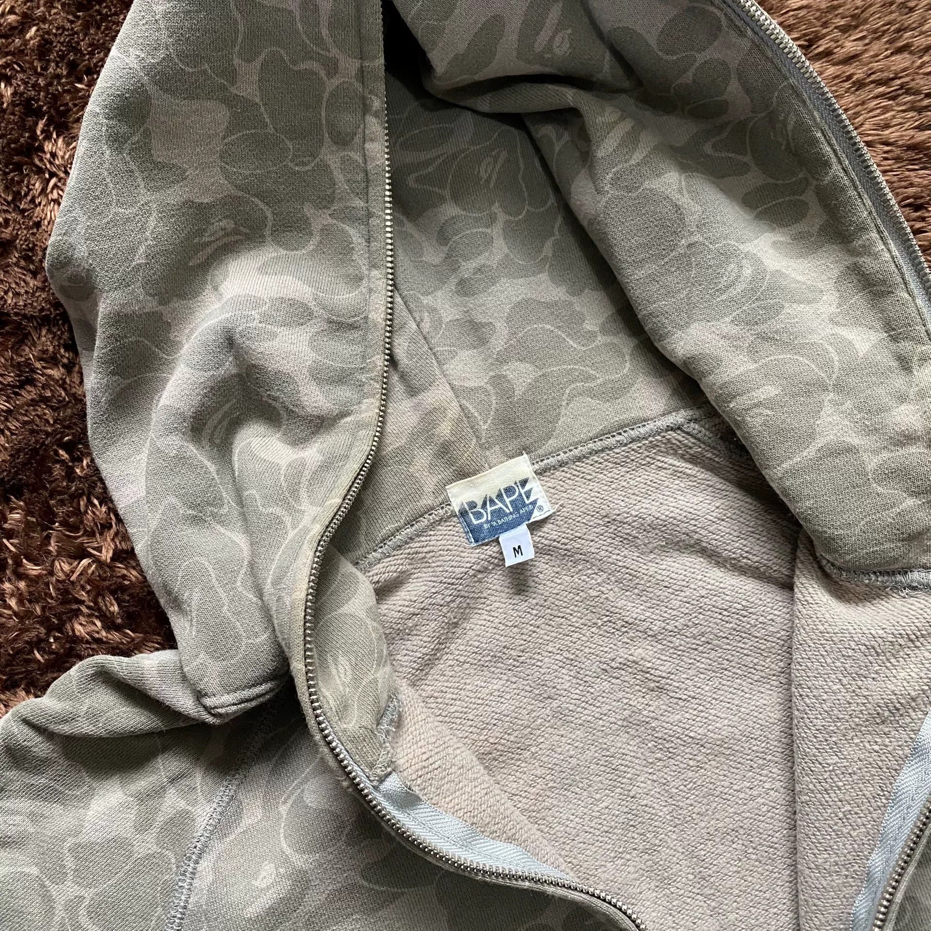 Bape Bape Camo Gray Hoodie m Men Size US M / EU 48-50 / 2 - 5 Thumbnail