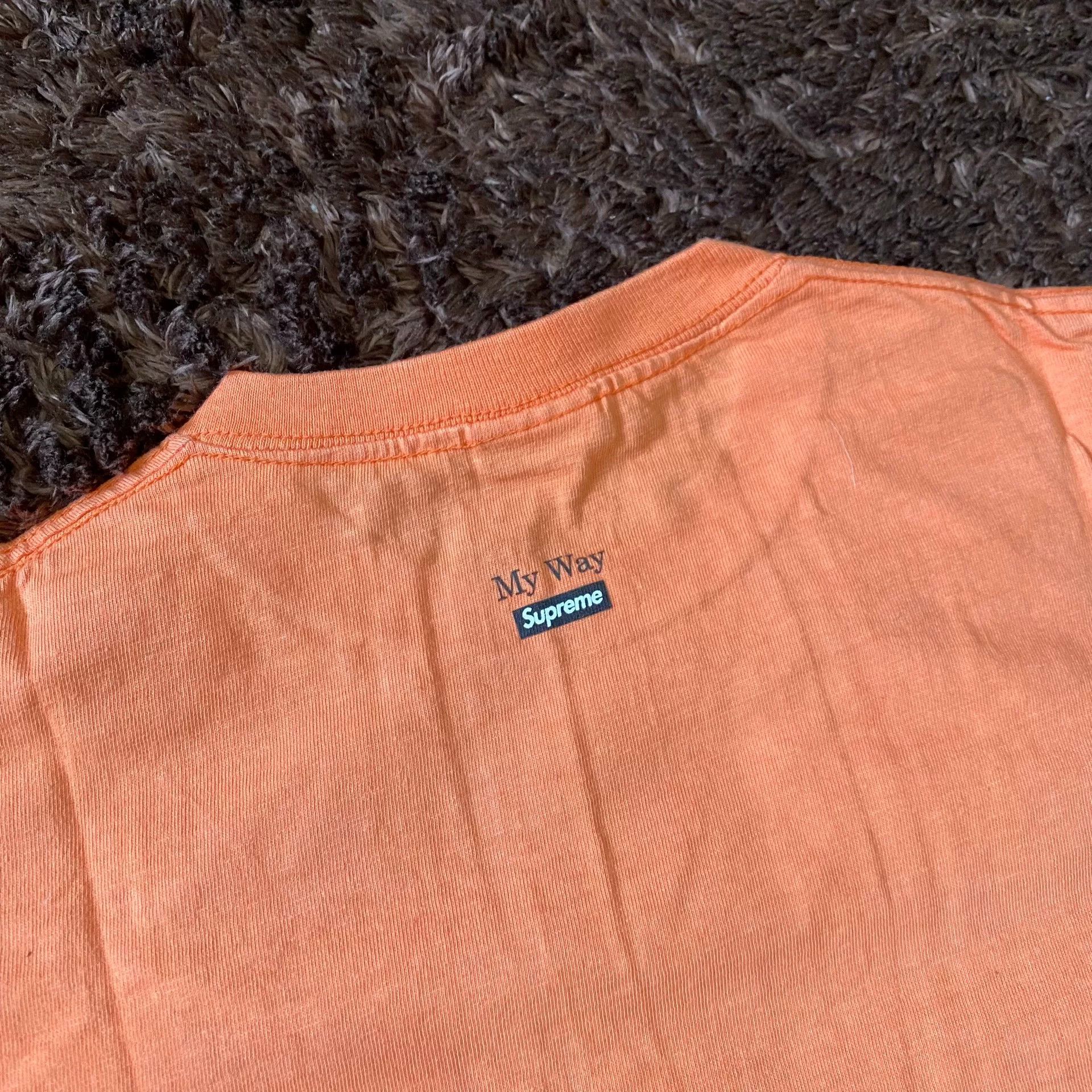 Supreme Supreme Orange T-Shirt m Men Size US M / EU 48-50 / 2 - 5 Thumbnail