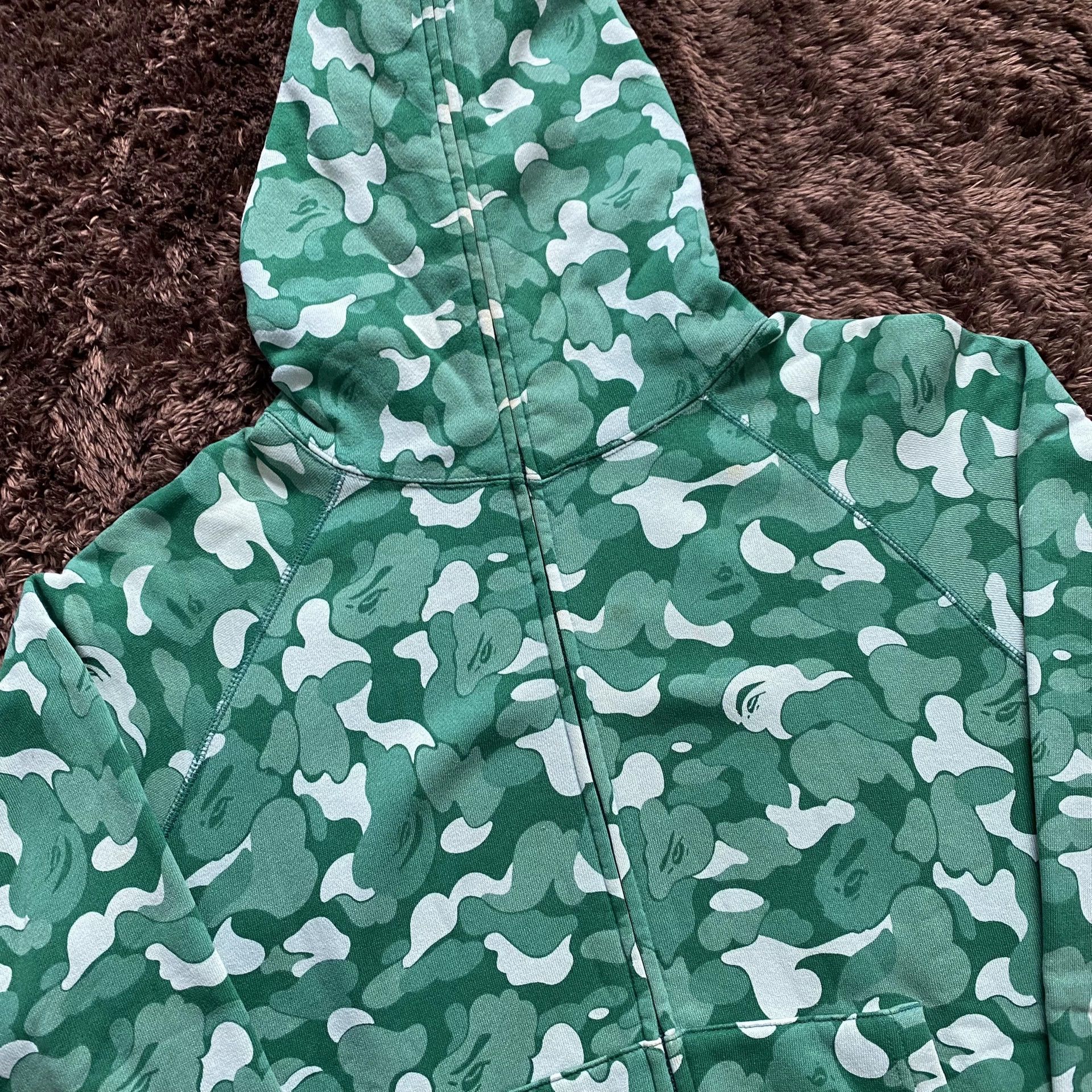 Bape Bape Camo Green Hoodie m Men Size US M / EU 48-50 / 2 - 2 Thumbnail