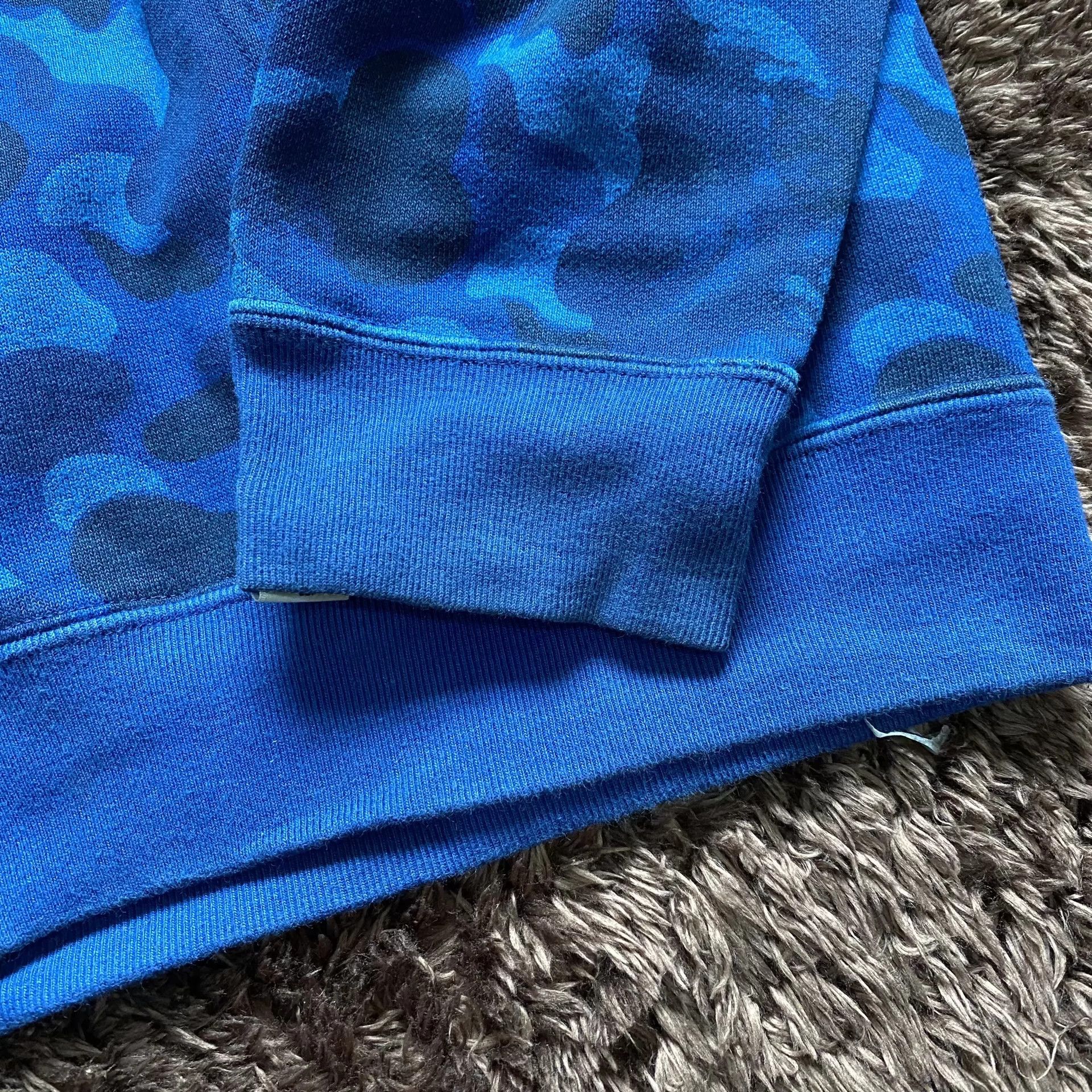 Bape Bape Shark Blue Hoodie m Men Size US M / EU 48-50 / 2 - 6 Thumbnail