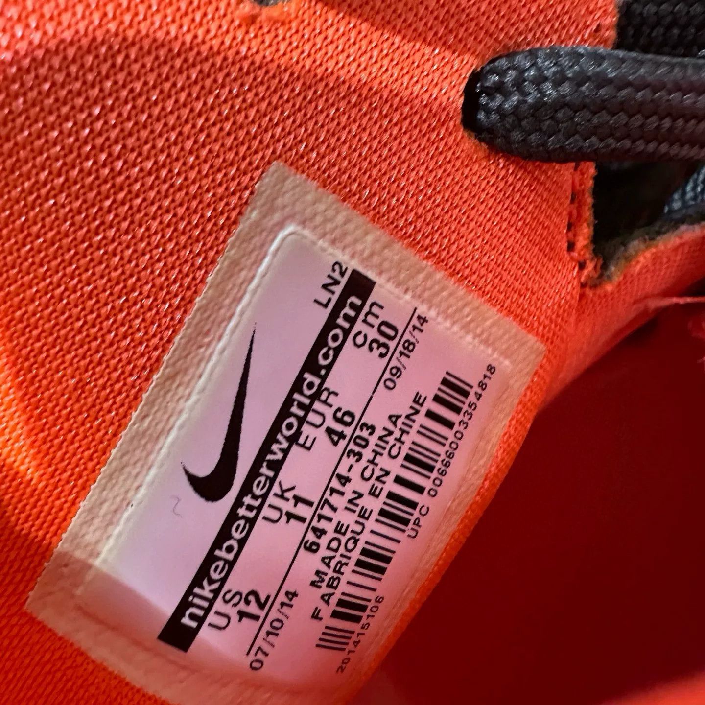 Nike Nike Orange Lowtop Sneakers 12 Men Size US 12 / EU 45 - 5 Thumbnail