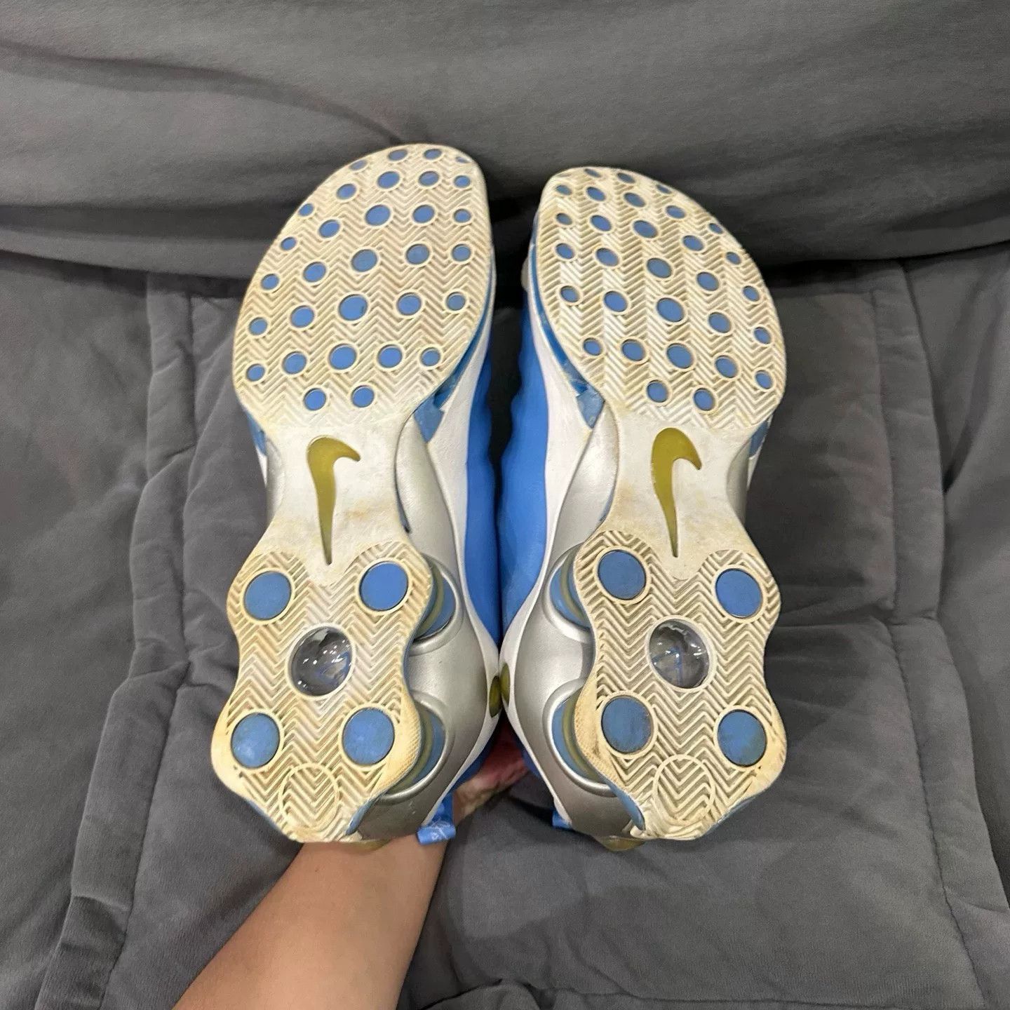 Nike Nike Blue Hitop Sneakers 13 Men Size US 13 / EU 46 - 9 Thumbnail
