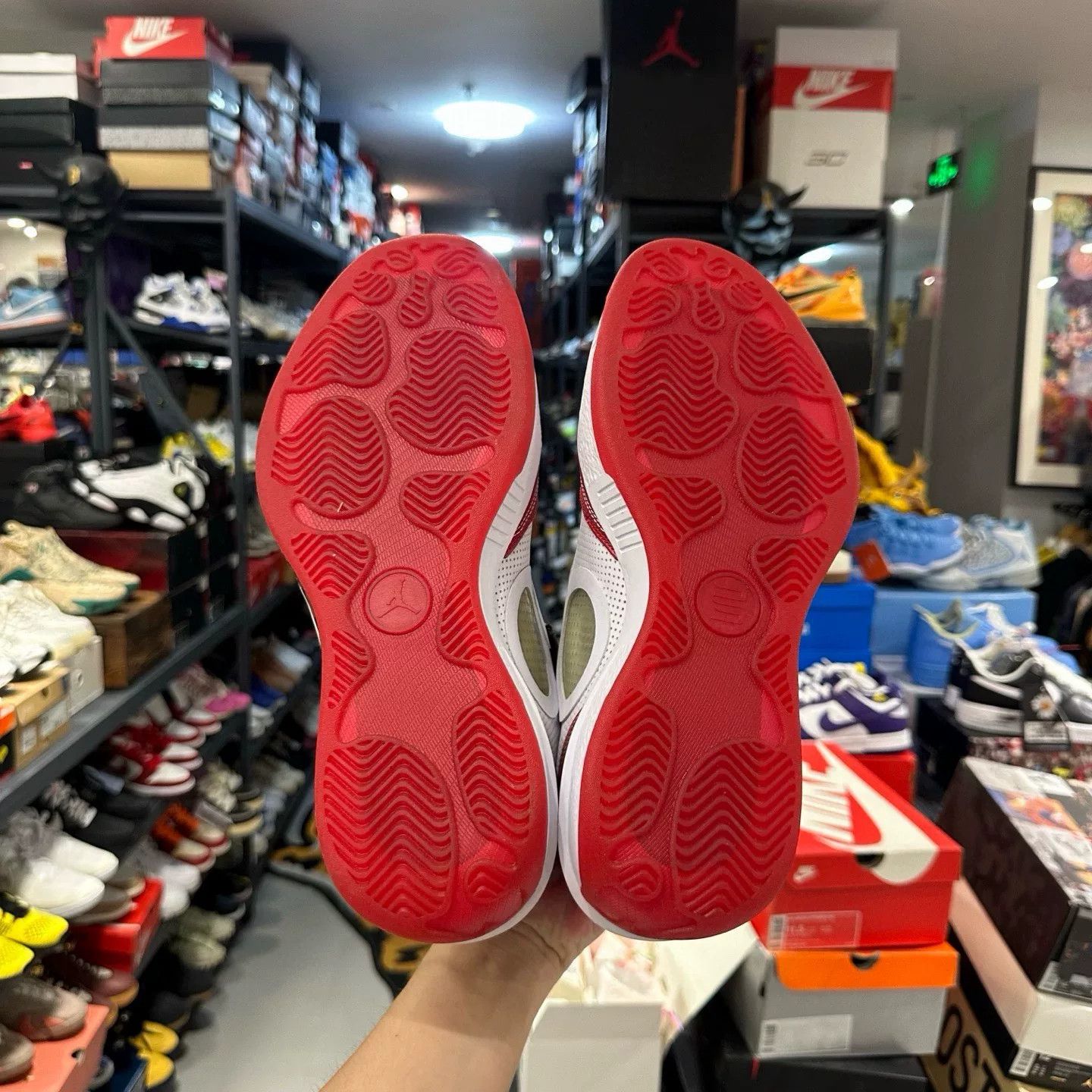 Nike Nike Red Lowtop Sneakers 12 Men Size US 12 / EU 45 - 4 Thumbnail