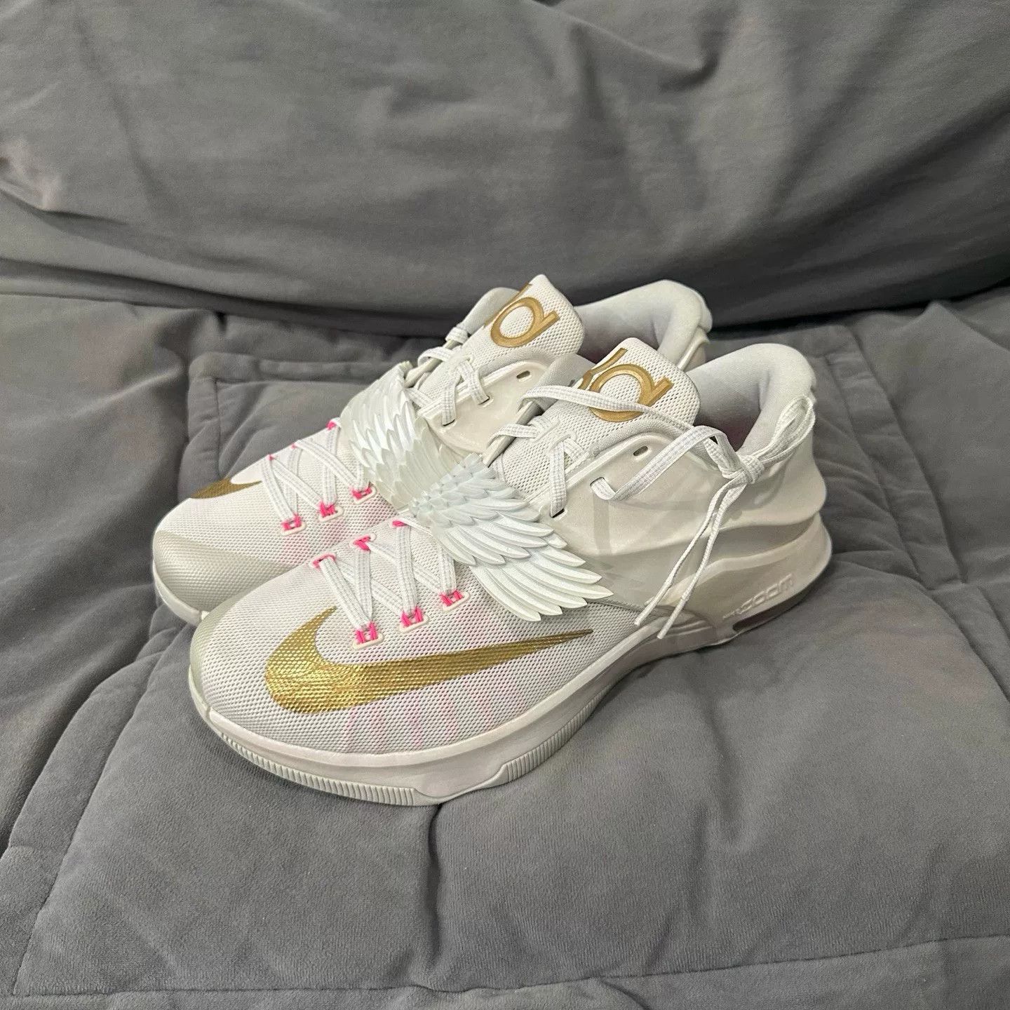 Nike Nike White Lowtop Sneakers 12 Men Size US 12 / EU 45 - 7 Thumbnail