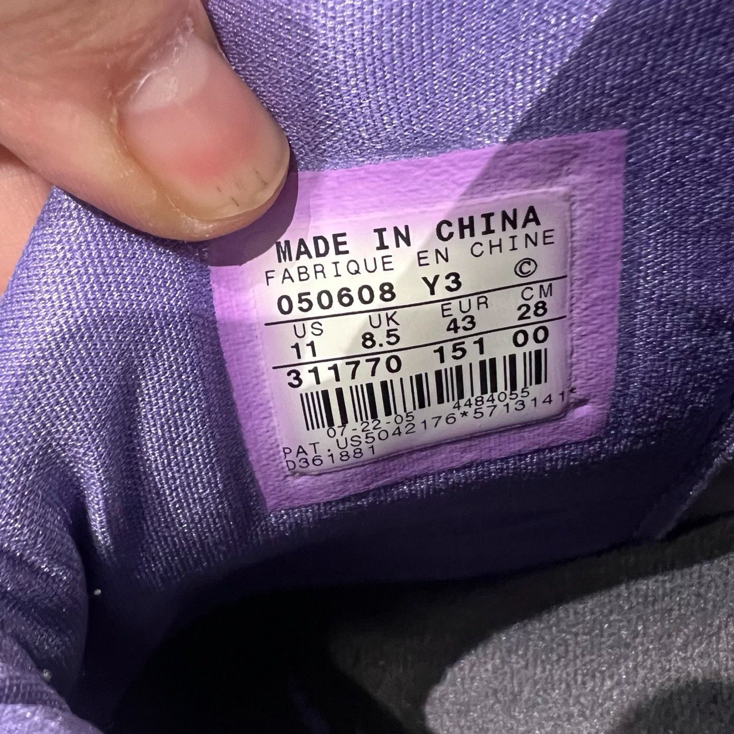 Nike Nike Purple Lowtop Sneakers 10 Men Size US 10 / EU 43 - 5 Thumbnail