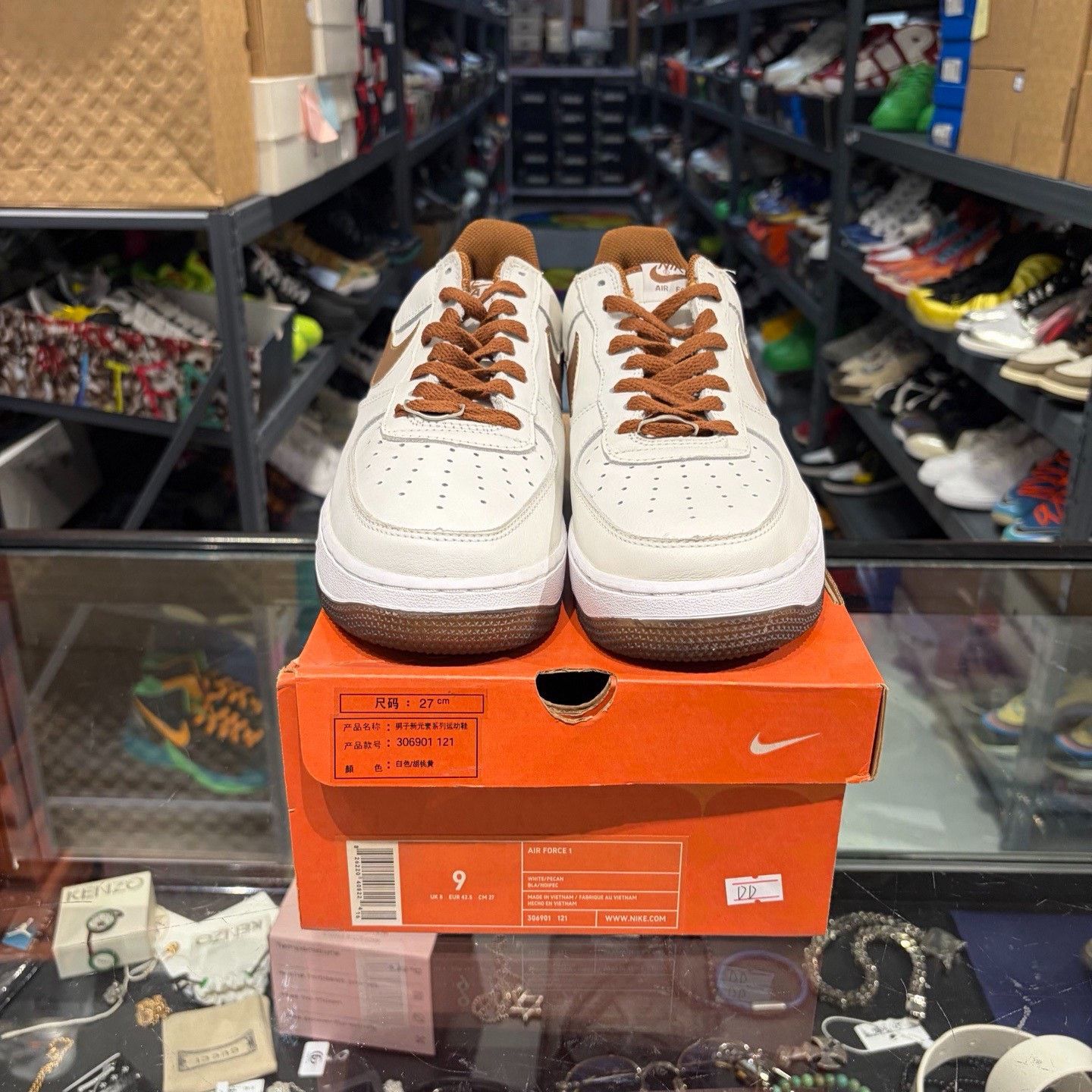 Nike Nike Brown Hitop Sneakers 9.5 Men Size US 9.5 / EU 42-43 - 2 Thumbnail