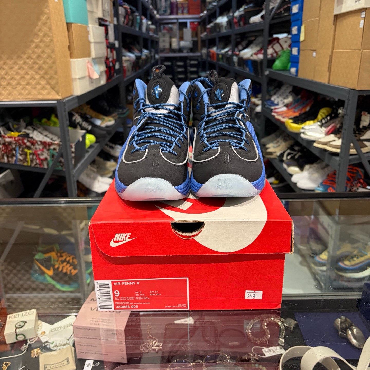 Nike Nike Blue Lowtop Sneakers 9.5 Men Size US 9.5 / EU 42-43 - 2 Thumbnail