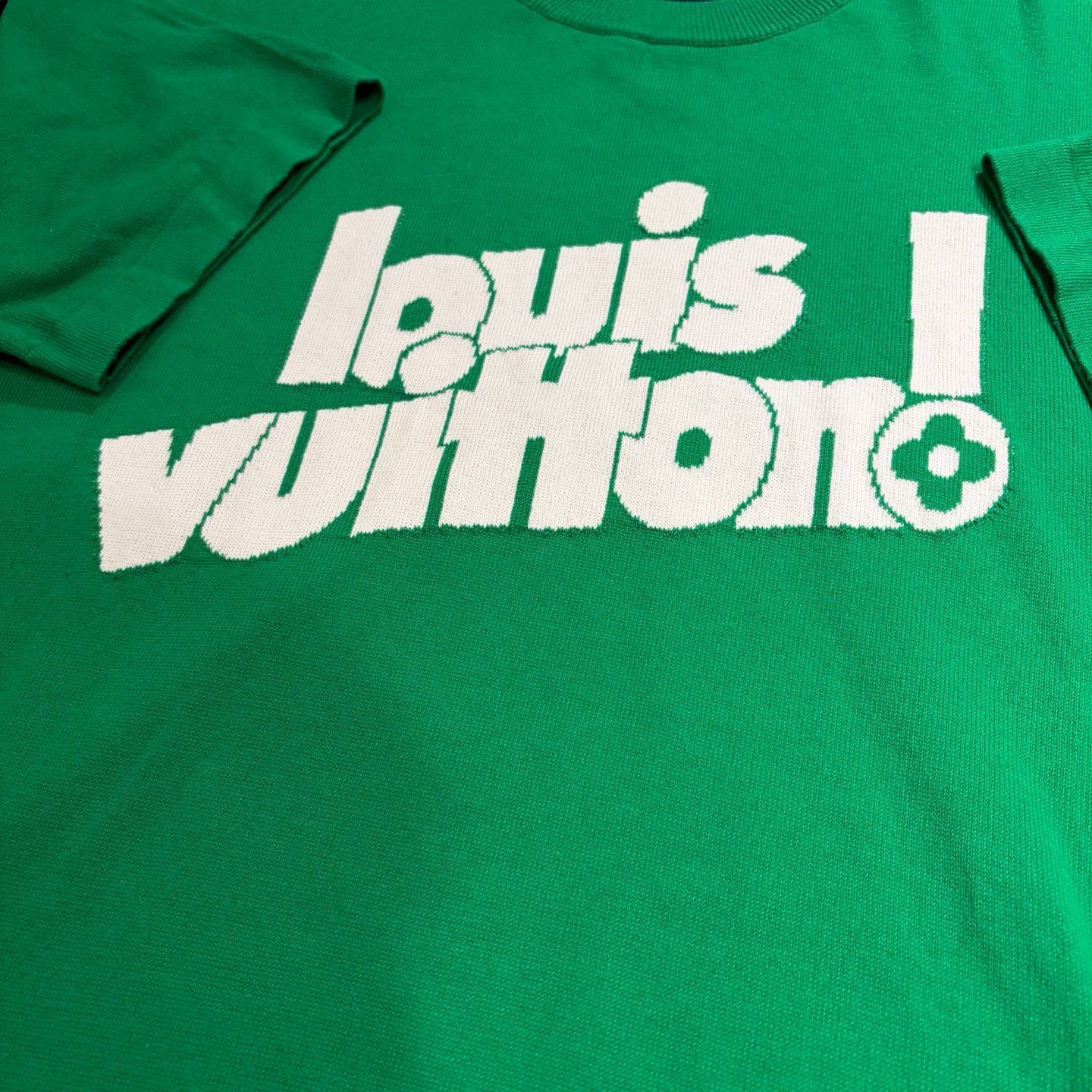Louis Vuitton Louis Vuitton Green T-Shirt xl Men Size US XL / EU 56 / 4 - 4 Thumbnail