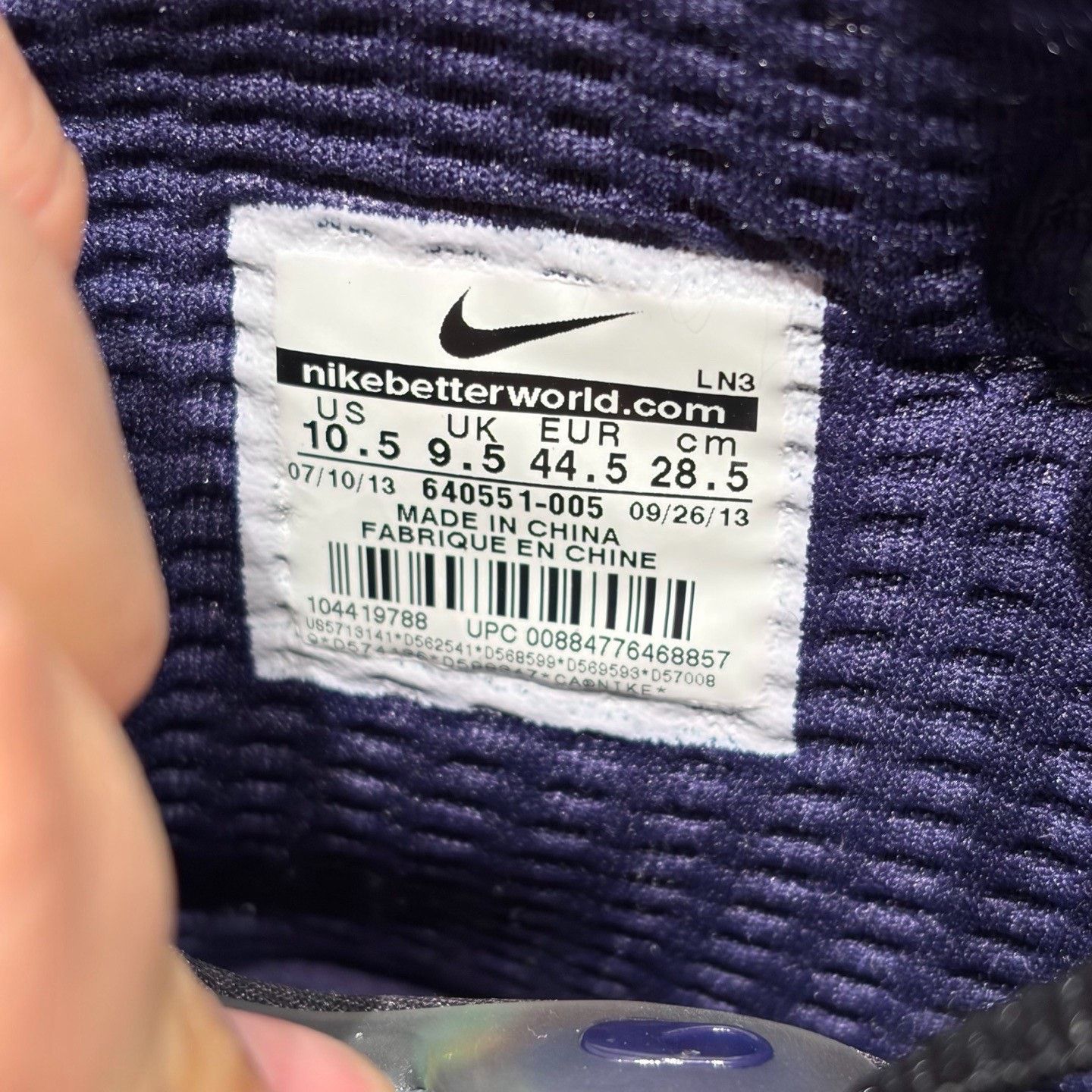 Nike Nike Purple Lowtop Sneakers 11 Men Size US 11 / EU 44 - 5 Thumbnail