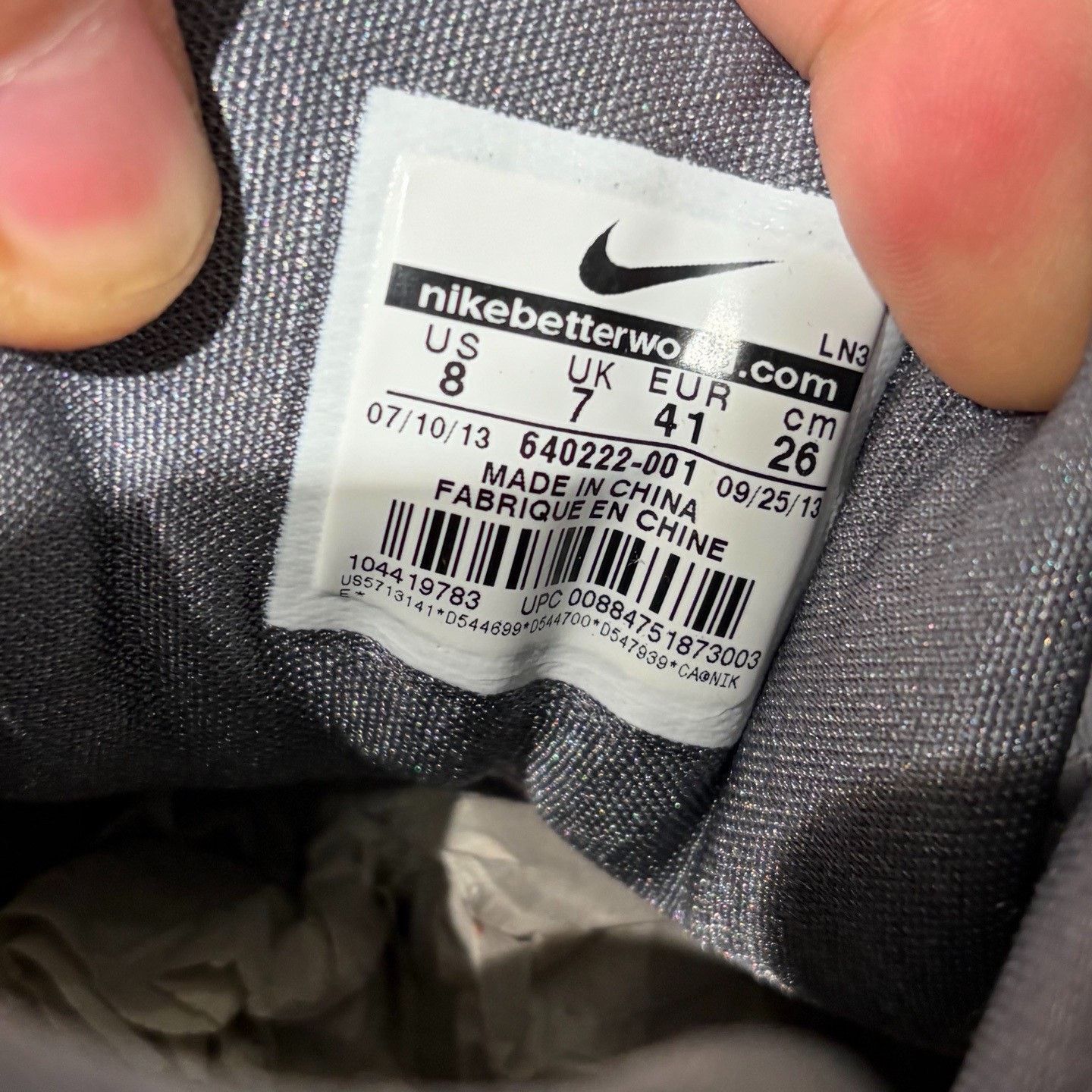 Nike Nike Gray Lowtop Sneakers 8.5 Men Size US 8.5 / EU 41-42 - 5 Thumbnail