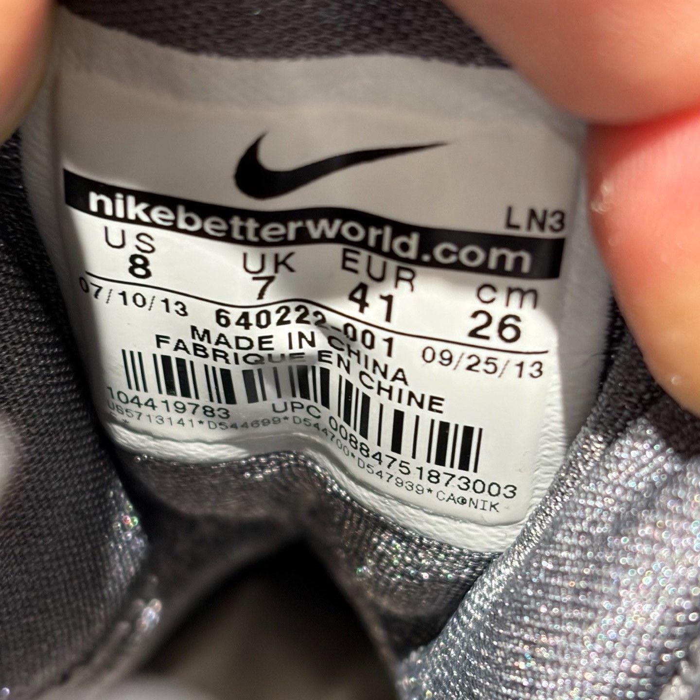 Nike Nike Gray Lowtop Sneakers 8.5 Men Size US 8.5 / EU 41-42 - 6 Thumbnail