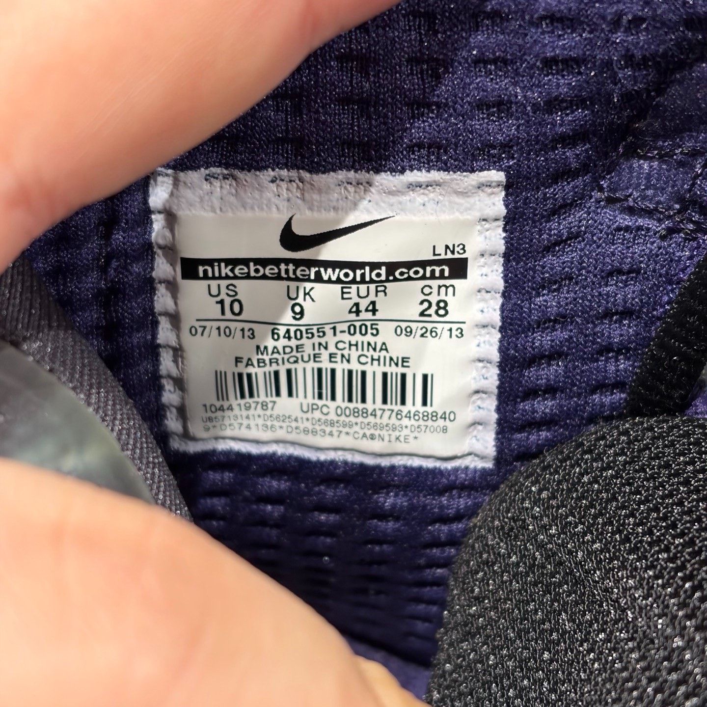 Nike Nike Purple Lowtop Sneakers 10.5 Men Size US 10.5 / EU 43-44 - 5 Thumbnail