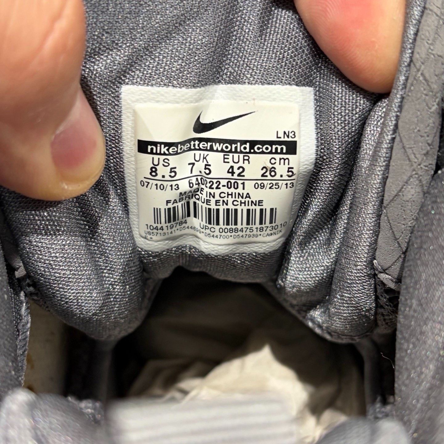 Nike Nike Gray Lowtop Sneakers 9 Men Size US 9 / EU 42 - 5 Thumbnail