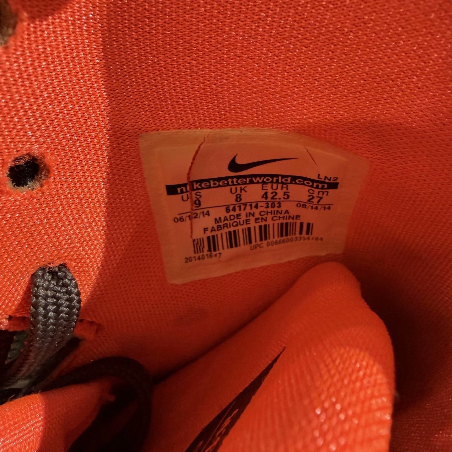 Nike Nike Orange Lowtop Sneakers 9.5 Men Size US 9.5 / EU 42-43 - 7 Thumbnail