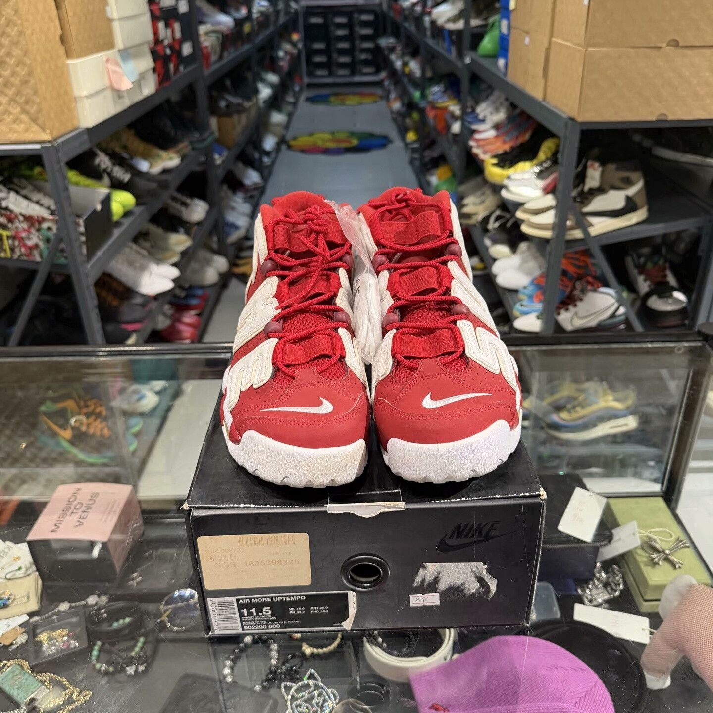 Nike Nike Red Lowtop Sneakers 12 Men Size US 12 / EU 45 - 2 Thumbnail