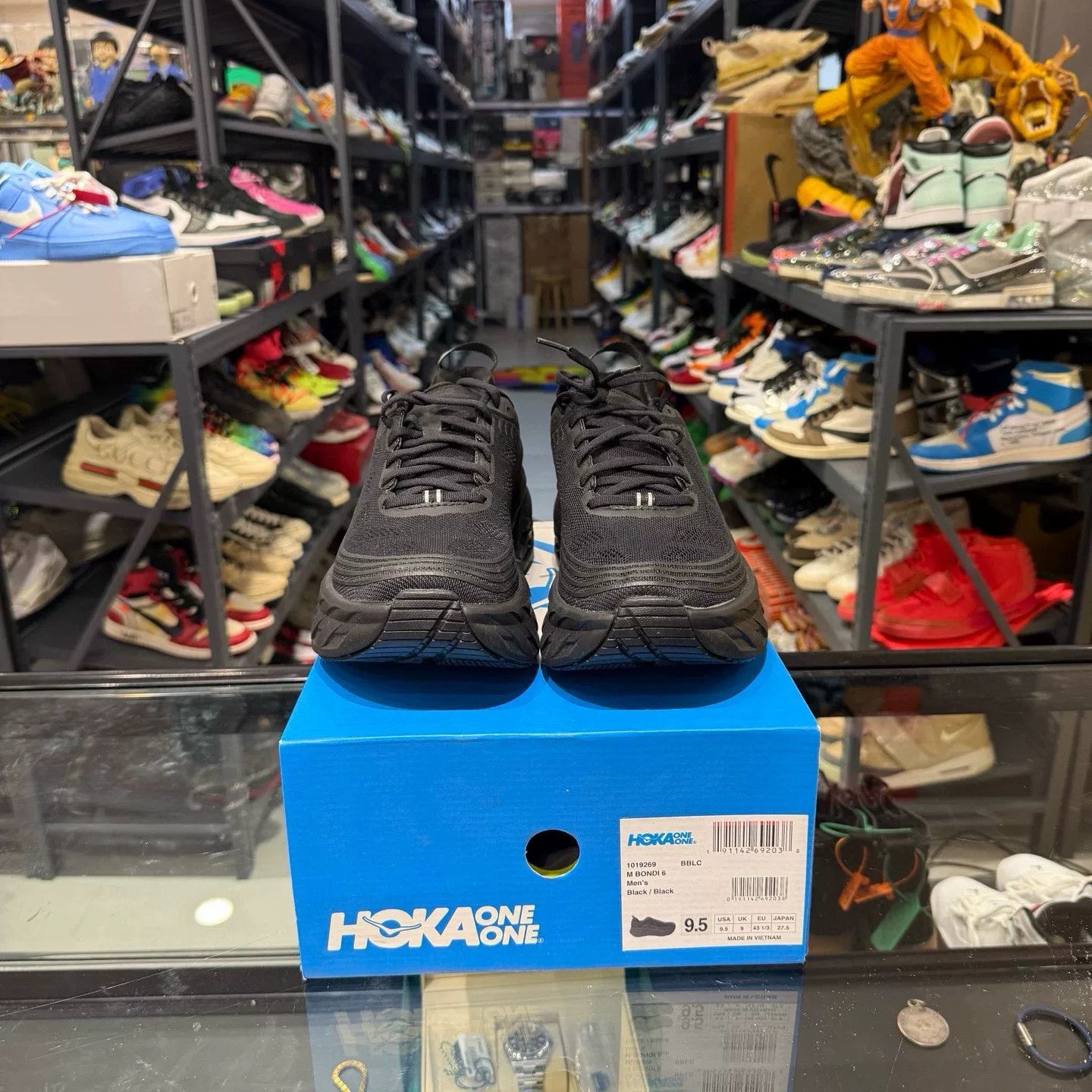 Hoka Hoka Black Lowtop Sneakers 10 Men Size US 10 / EU 43 - 2 Thumbnail