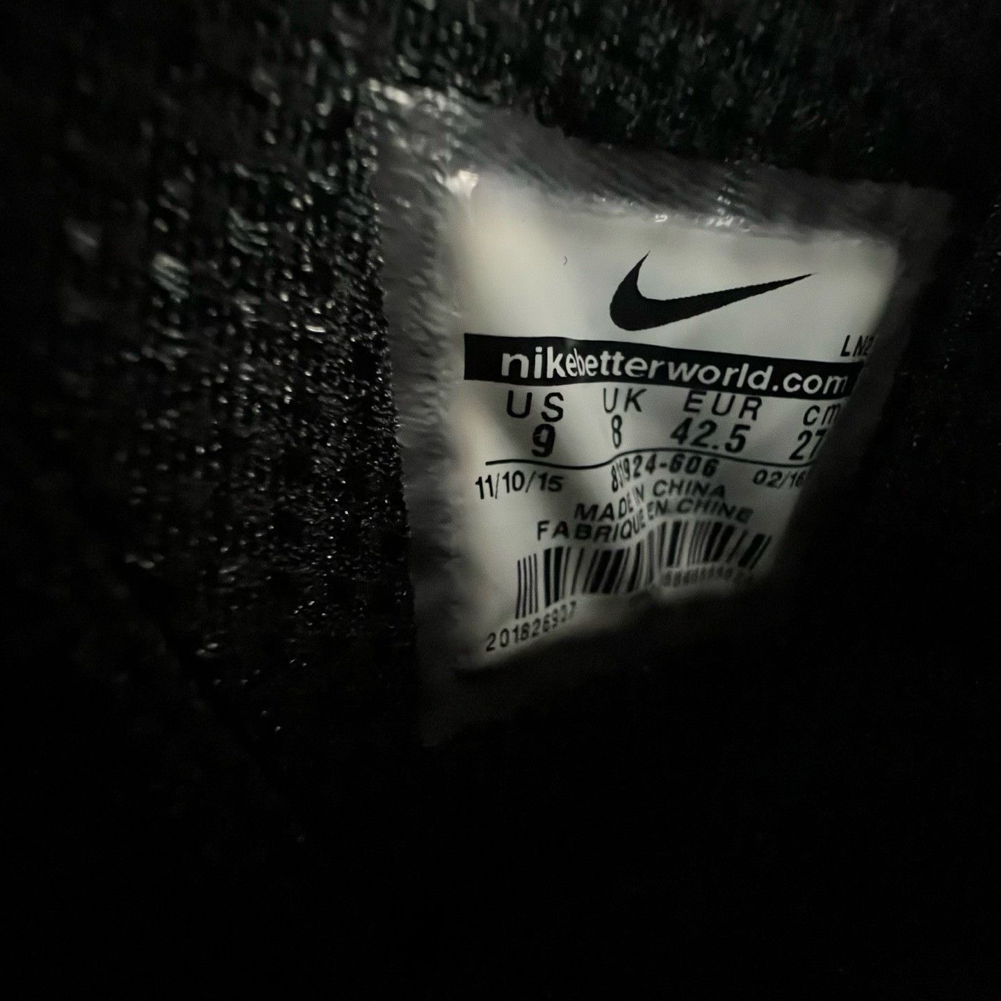 Nike Nike Black Lowtop Sneakers 9.5 Men Size US 9.5 / EU 42-43 - 6 Thumbnail