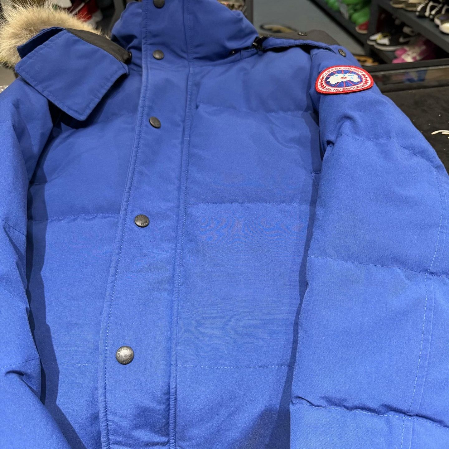 Canada Goose Canada Goose Blue Heavy Coat xl Men Size US XL / EU 56 / 4 - 4 Thumbnail