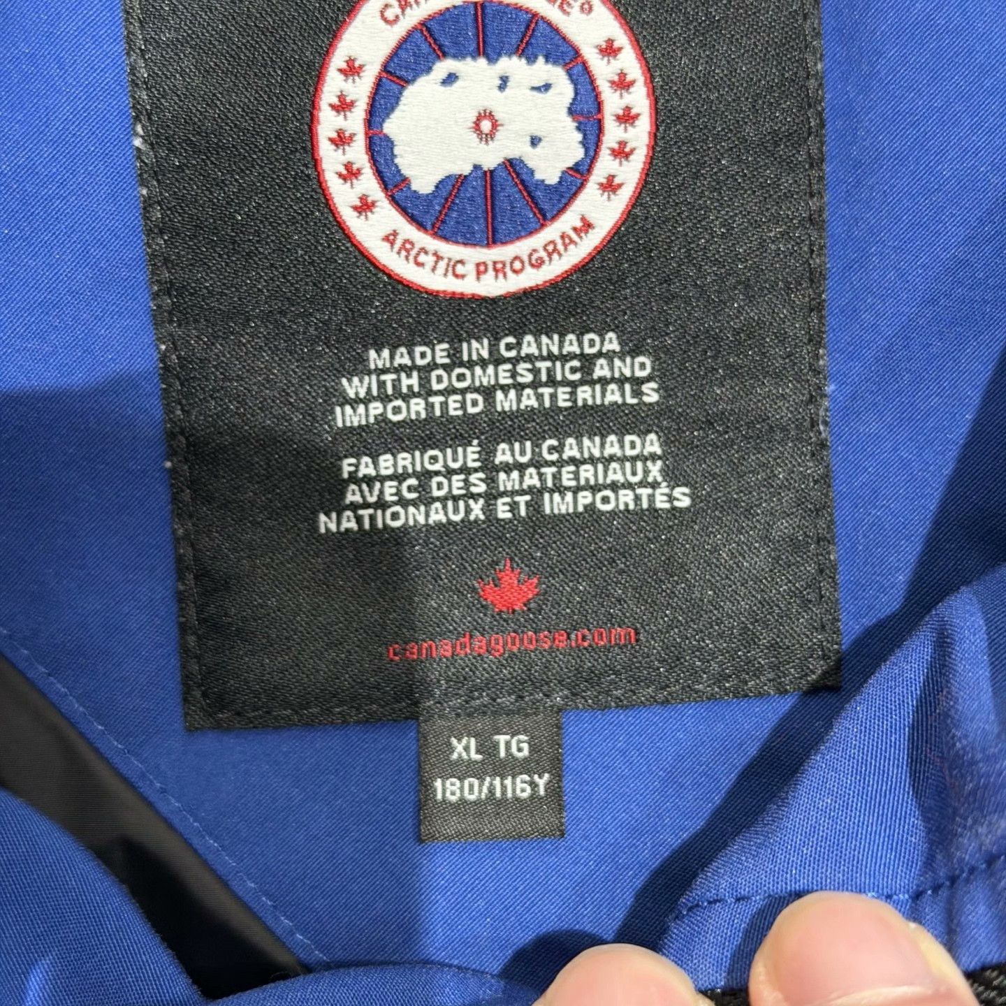 Canada Goose Canada Goose Blue Heavy Coat xl Men Size US XL / EU 56 / 4 - 6 Thumbnail