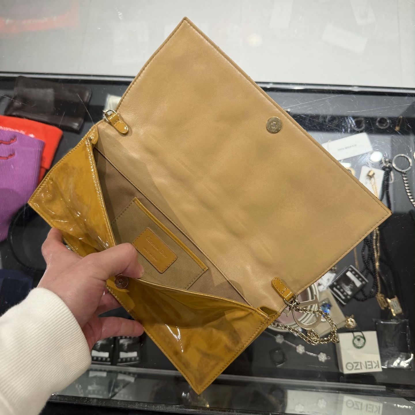 Dior Dior Yellow Wallet one size Men Size ONE SIZE - 4 Thumbnail