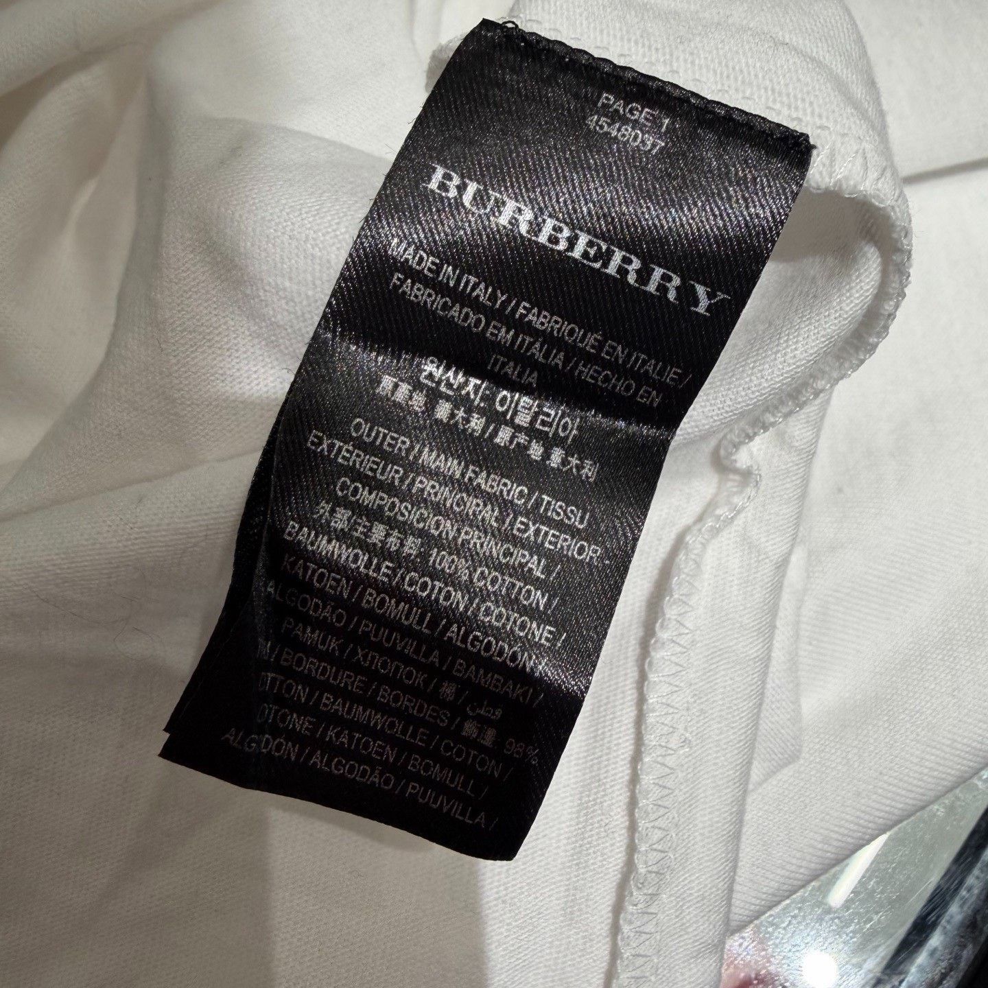 Burberry Burberry Blue T-Shirt xxs Men Size US XXS / EU 40 - 7 Thumbnail