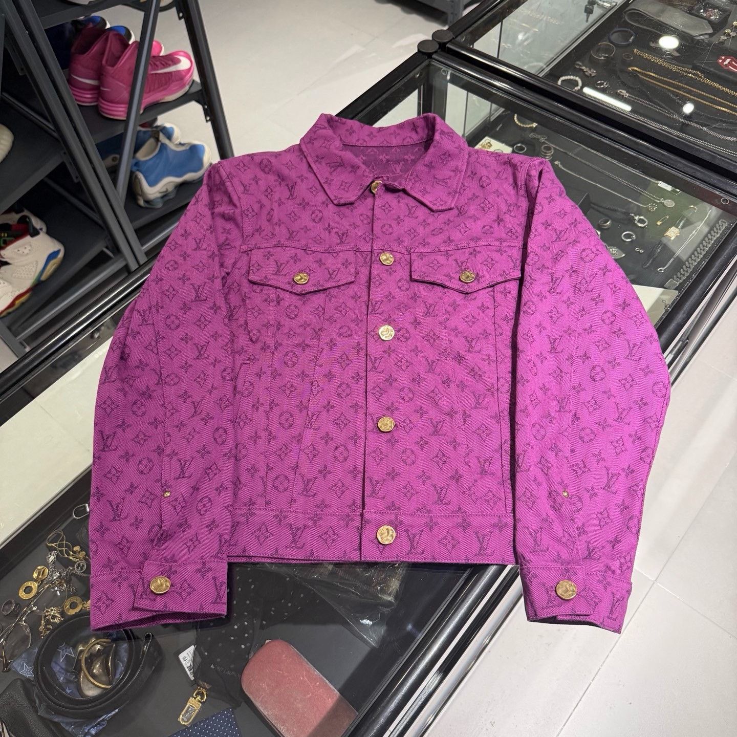 Louis Vuitton Louis Vuitton Purple Light Jacket l Men Size US L / EU 52-54 / 3 - 3 Thumbnail